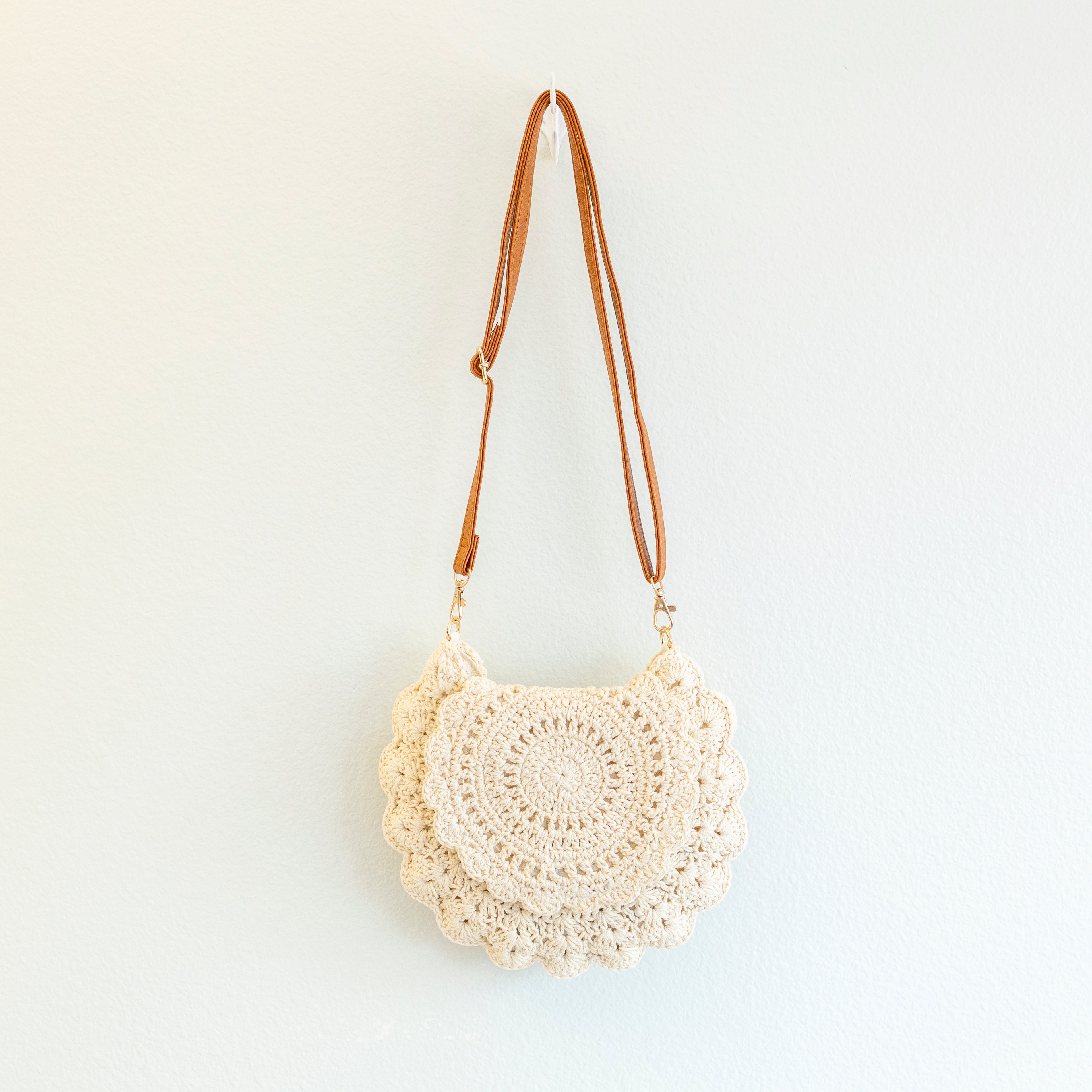 Boho Crochet Crossbody Bag