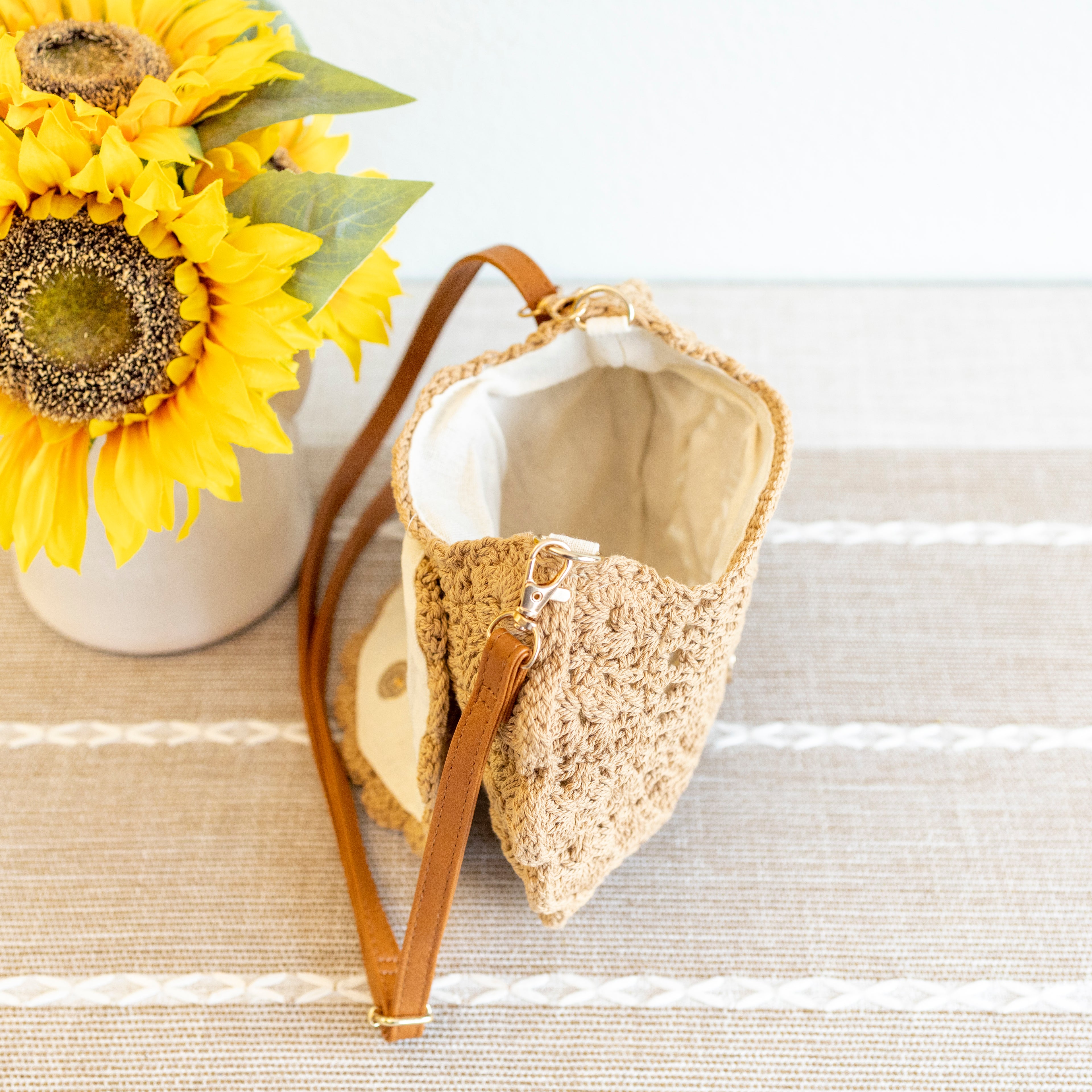 Boho Crochet Crossbody Bag