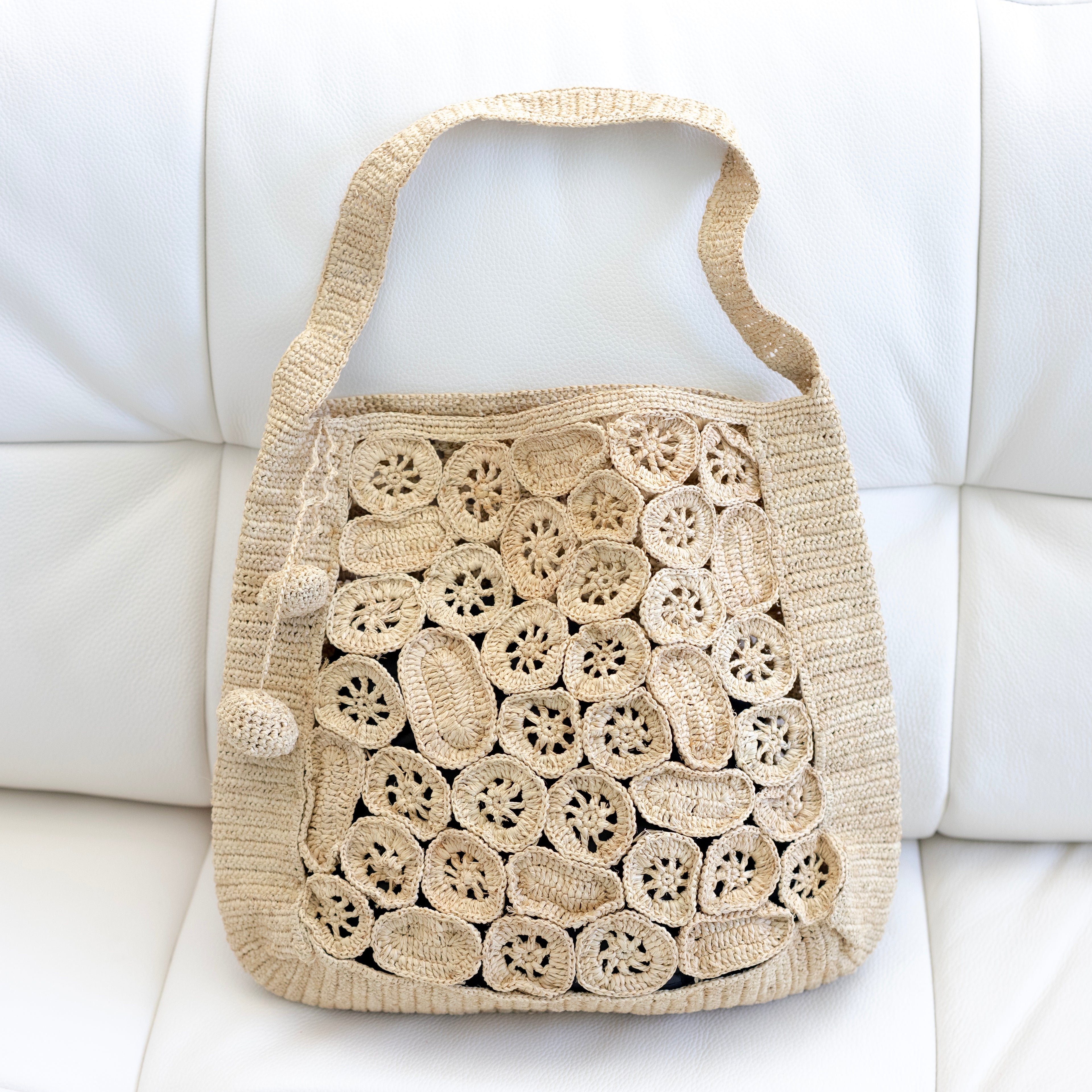Soft Raffia Woven Summer Straw Shoulder Bag