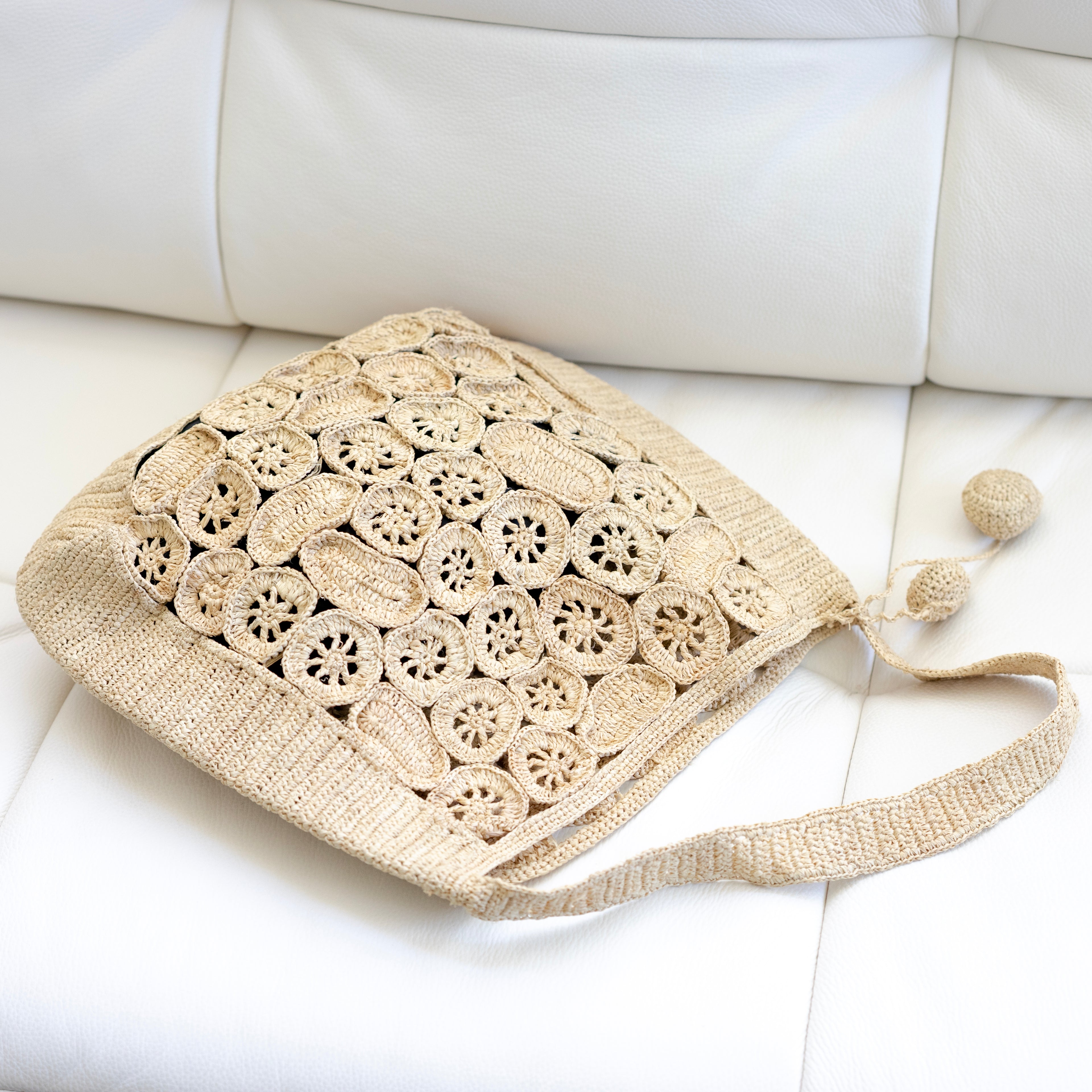 Soft Raffia Woven Summer Straw Shoulder Bag