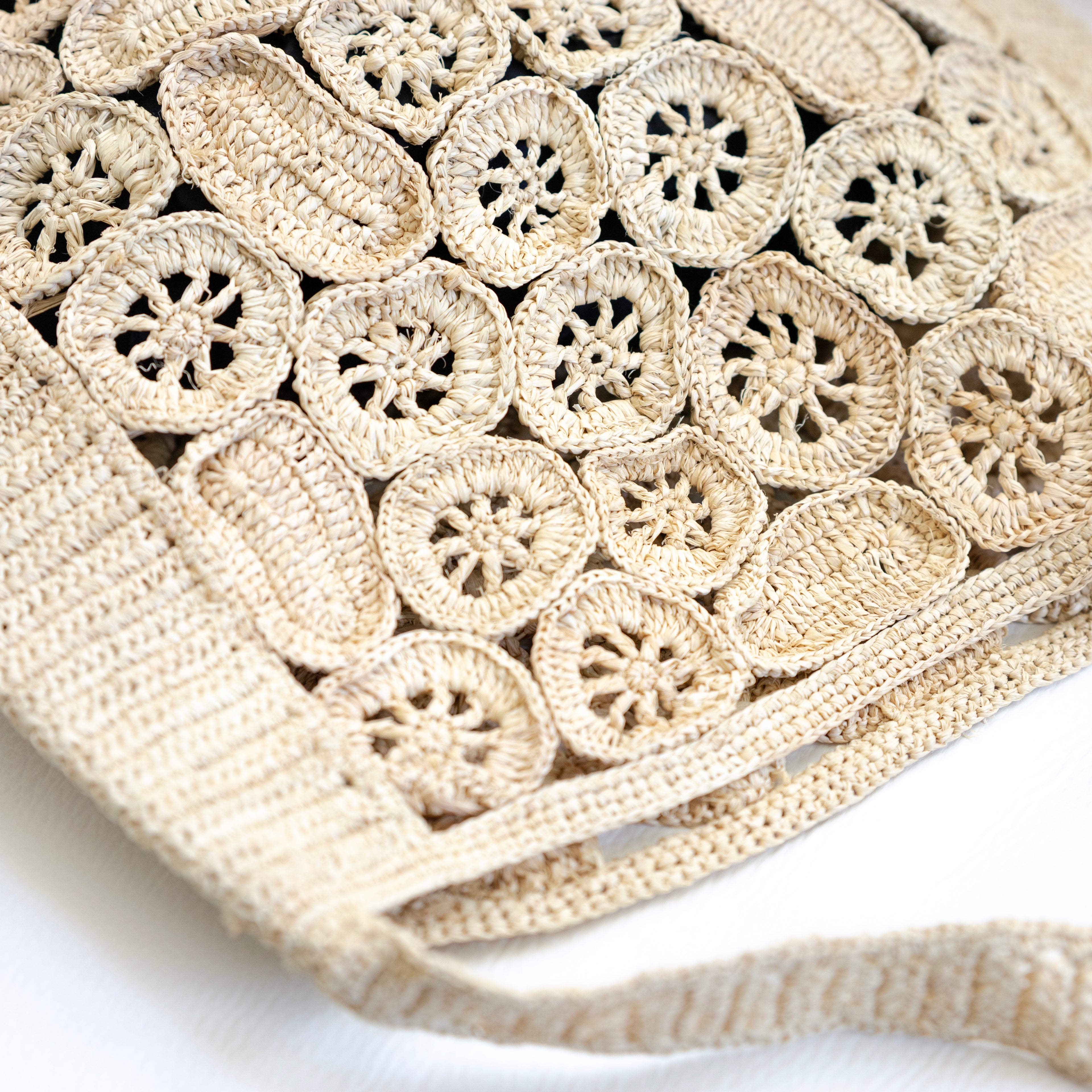 Soft Raffia Woven Summer Straw Shoulder Bag