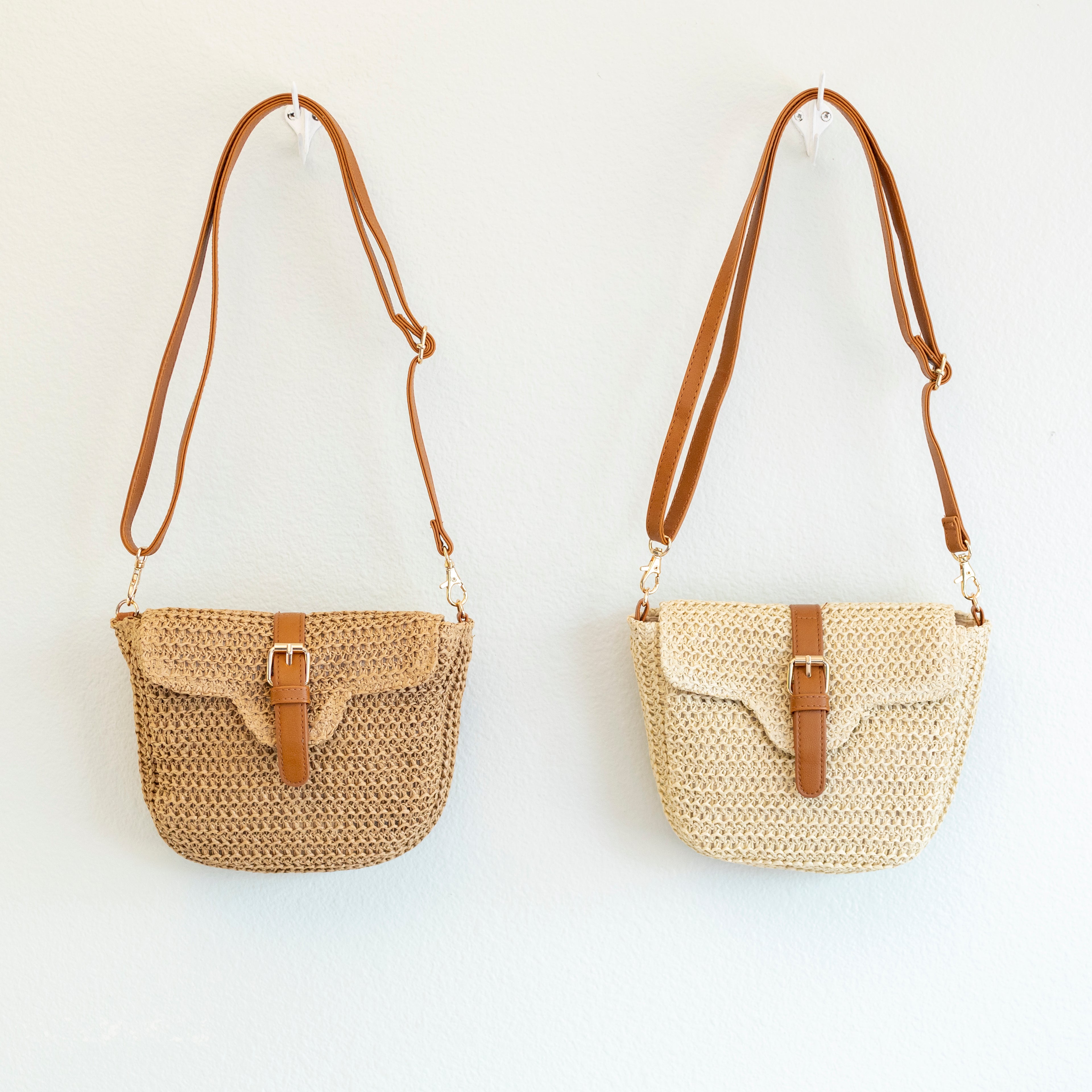 Straw Woven Crossbody Bag