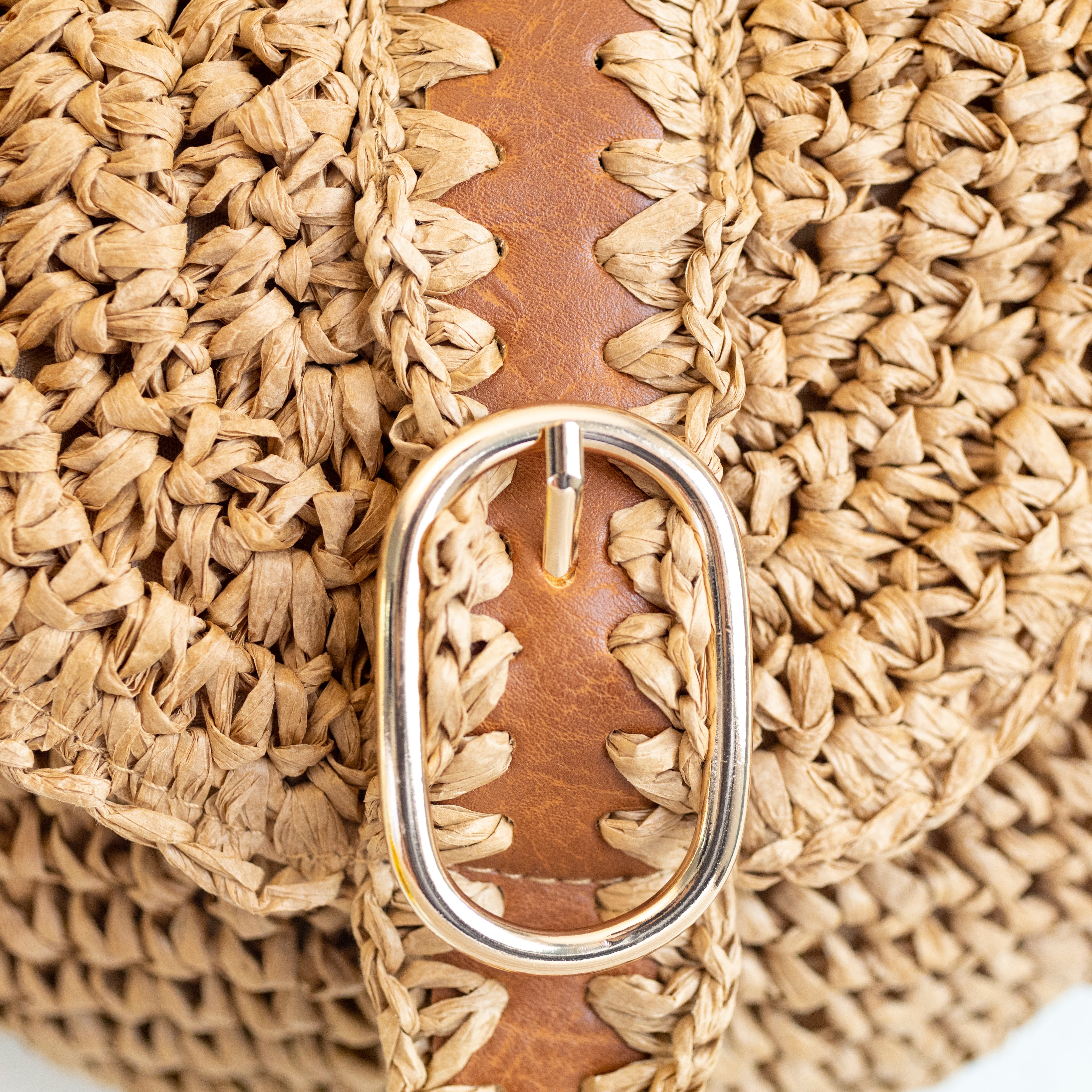 Straw Woven Crossbody Bag