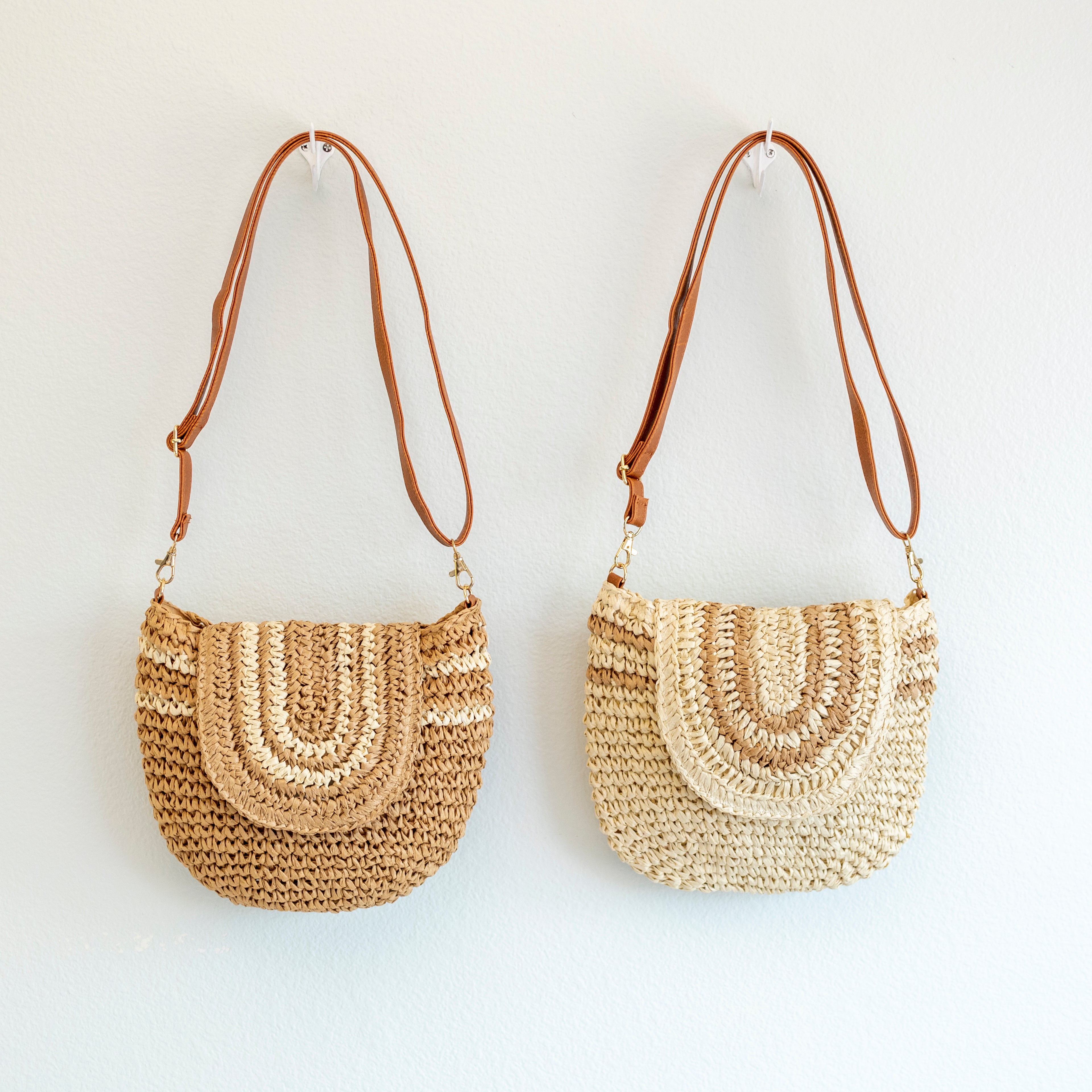 Straw Woven Crossbody Bag