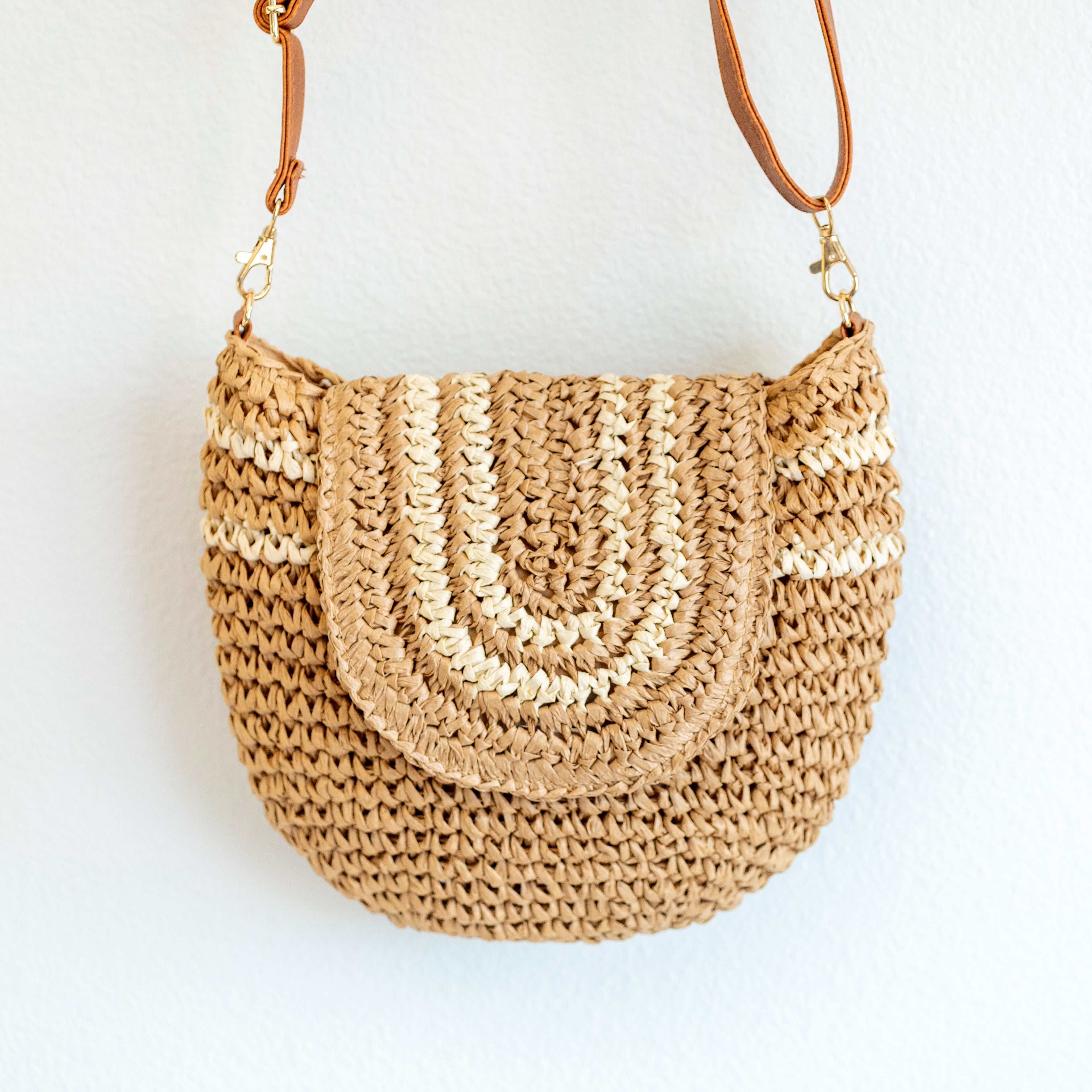 Straw Woven Crossbody Bag