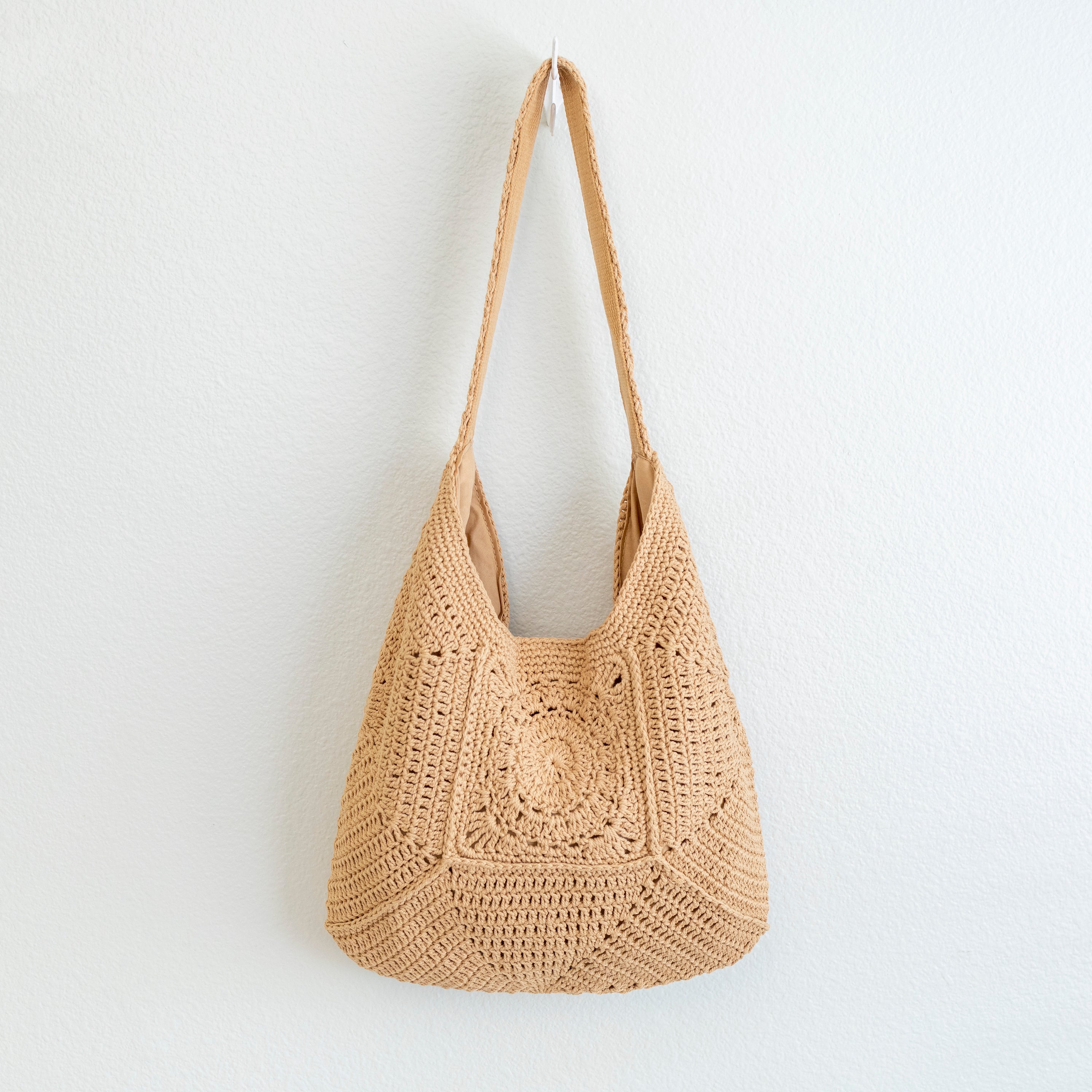 Boho Crochet Shoulder Bag