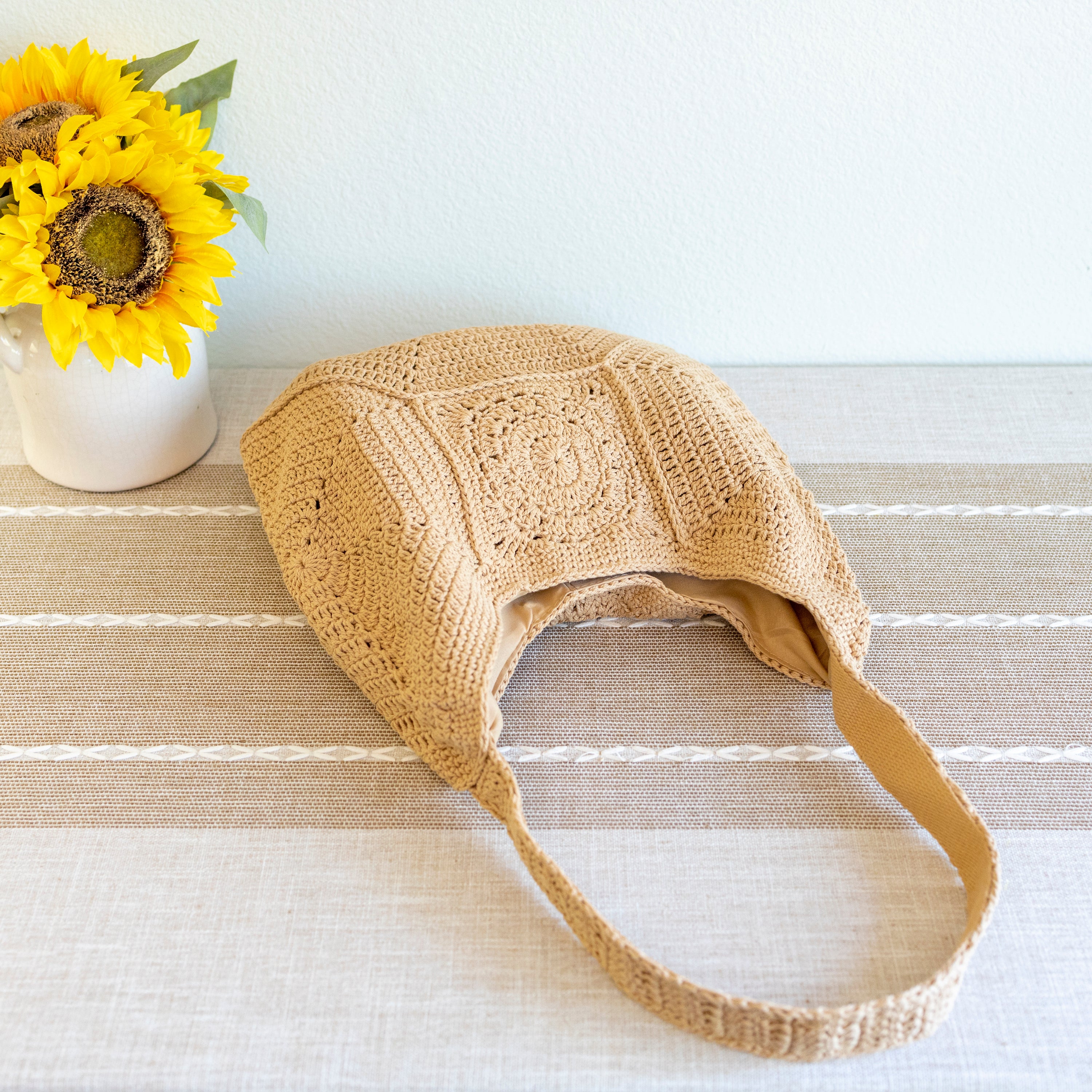 Boho Crochet Shoulder Bag