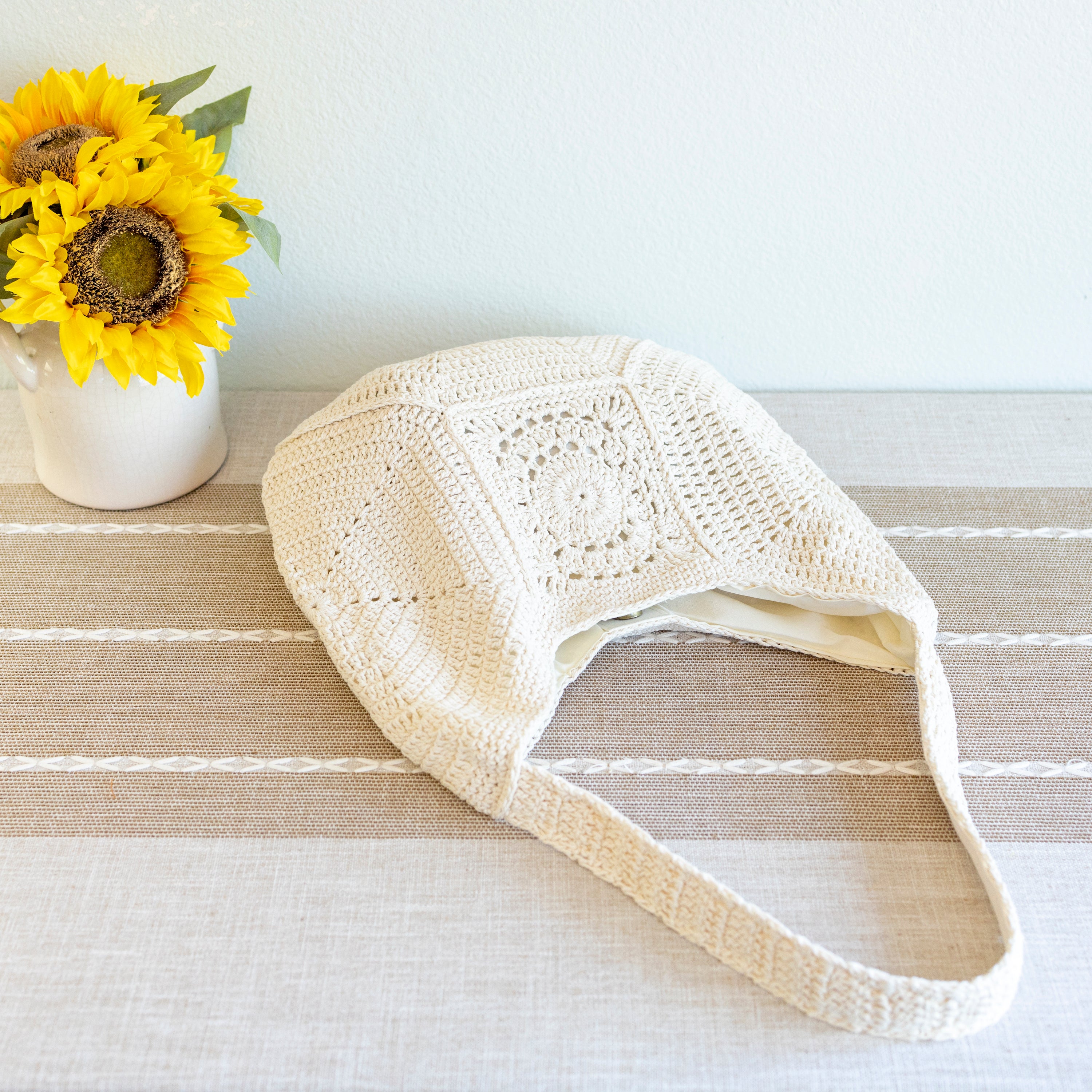 Boho Crochet Shoulder Bag