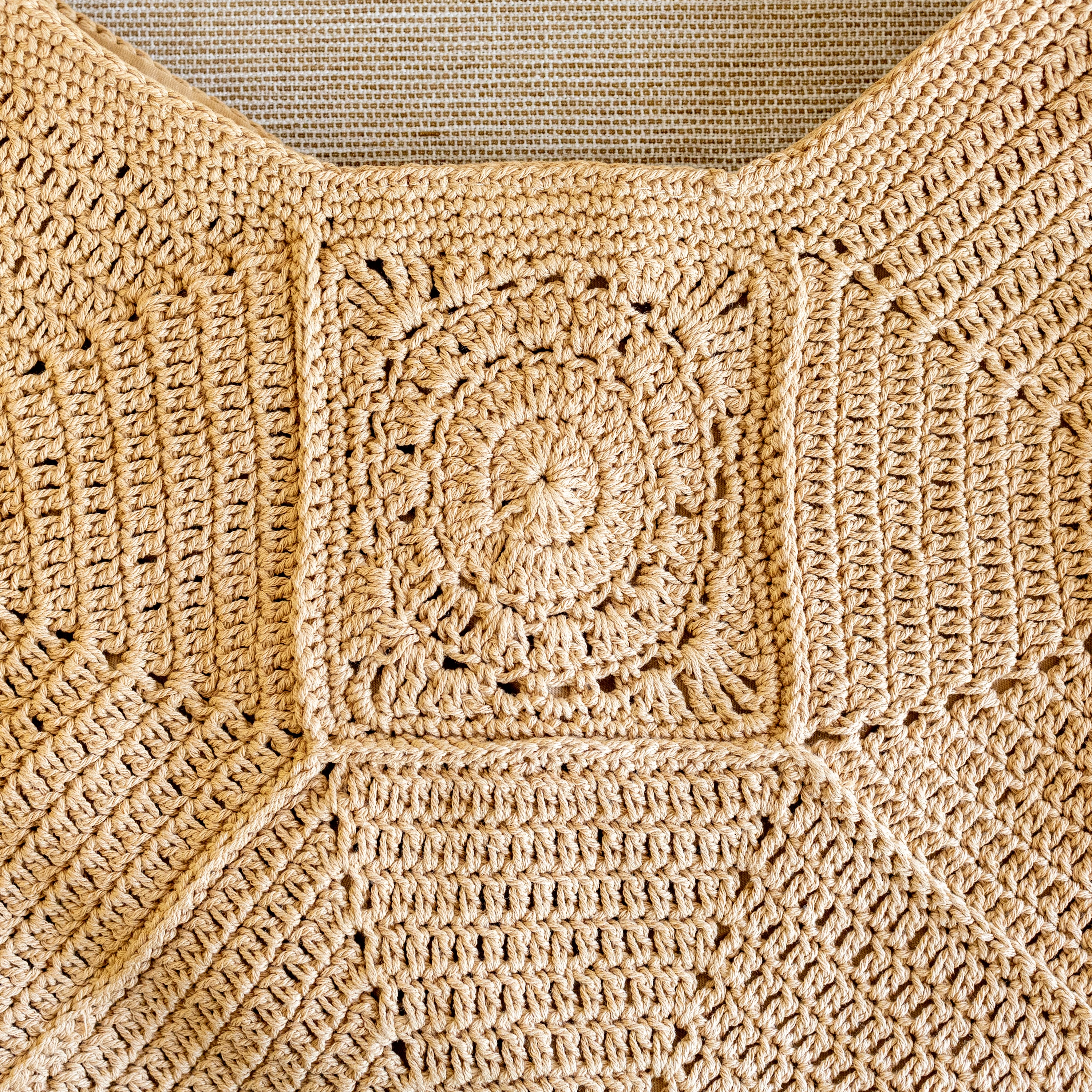 Boho Crochet Shoulder Bag