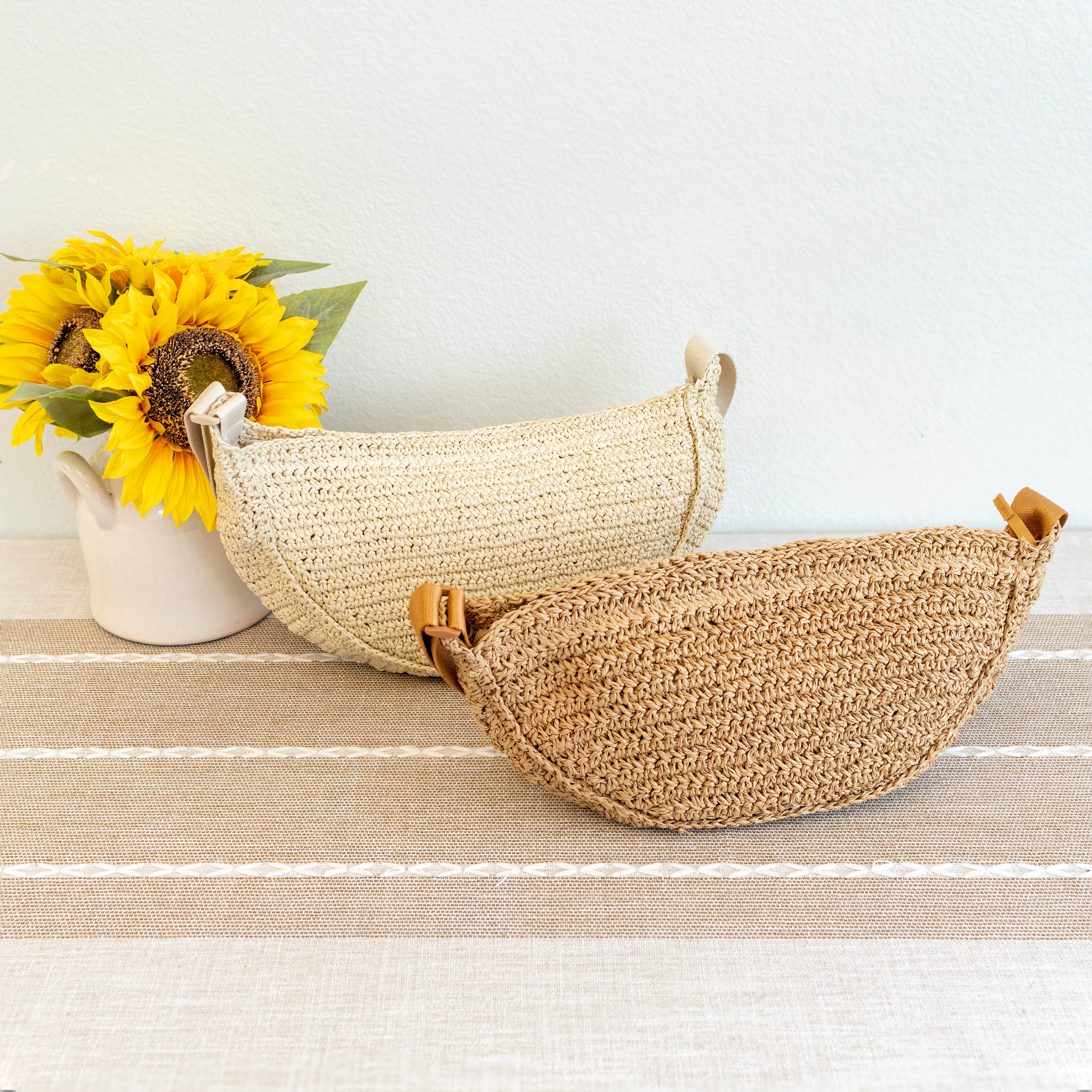 Straw Woven Crossbody Bag