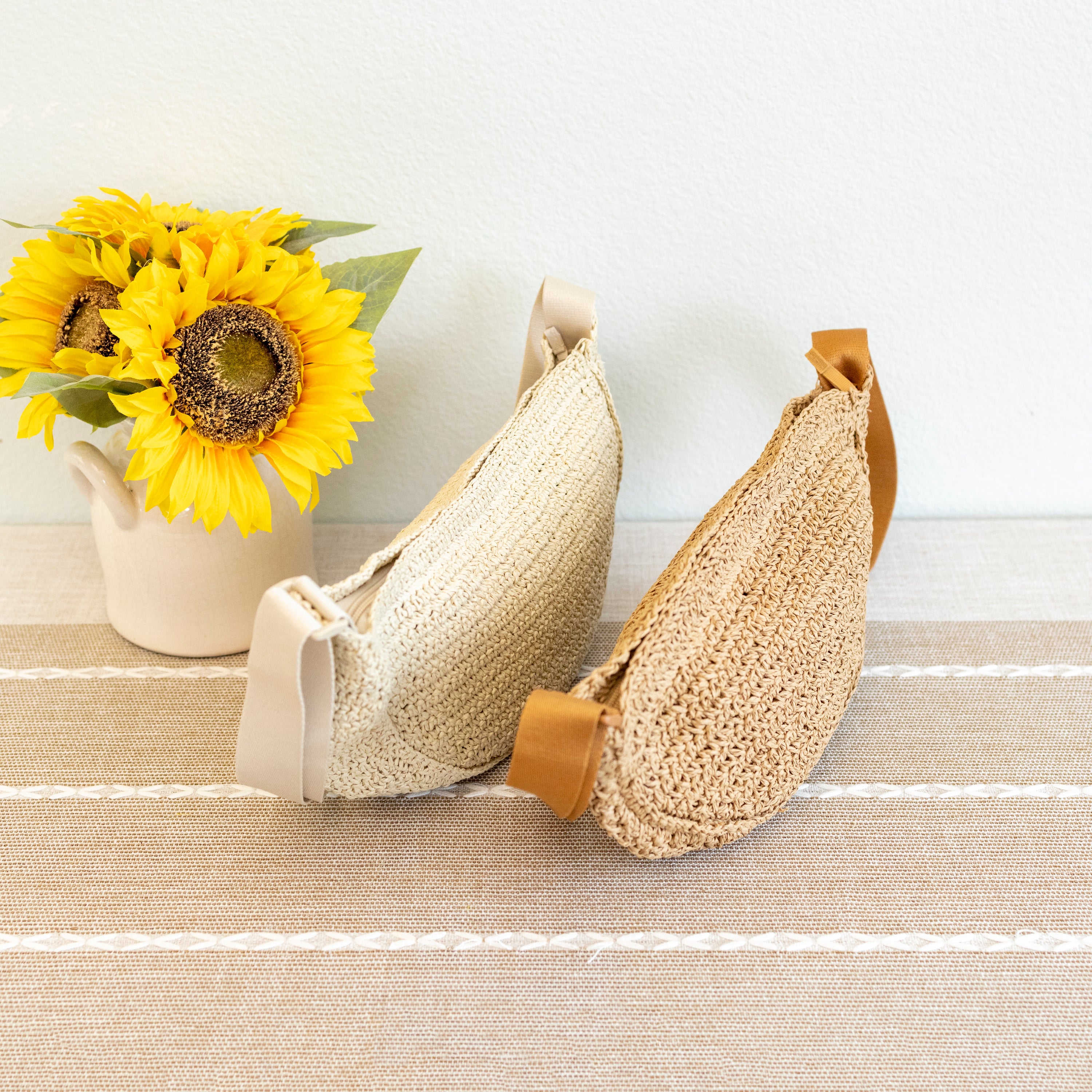 Straw Woven Crossbody Bag
