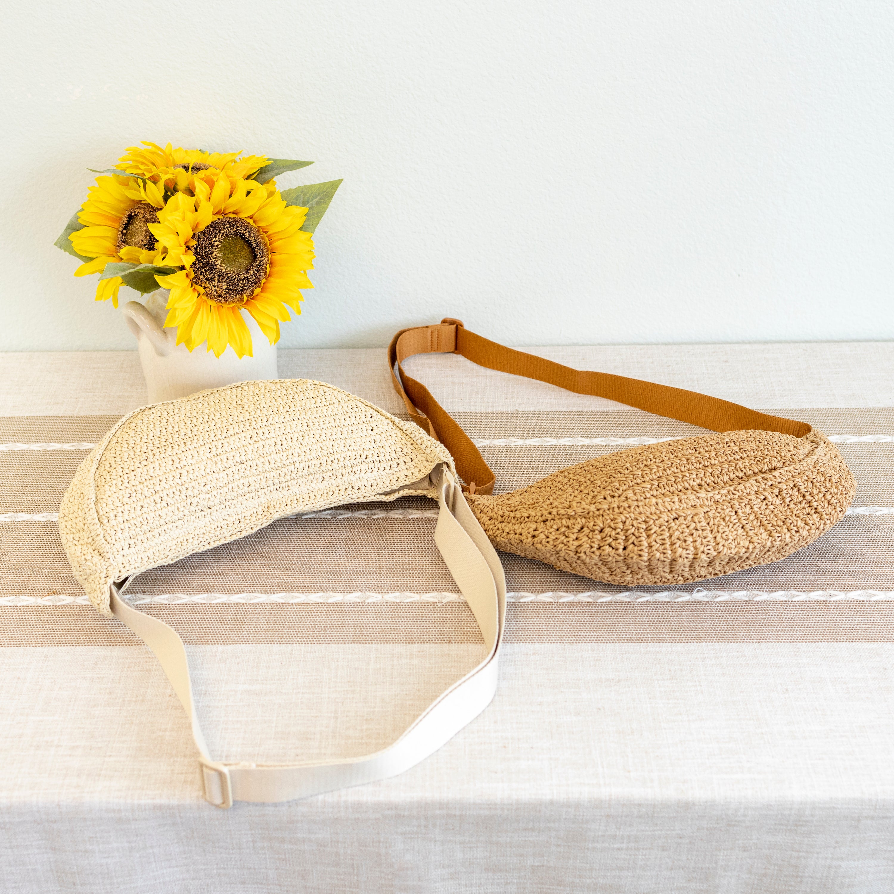 Straw Woven Crossbody Bag