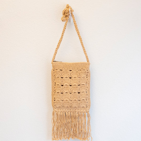 Elena Handbags Handmade Bohemian Tassel Beach Small Bag