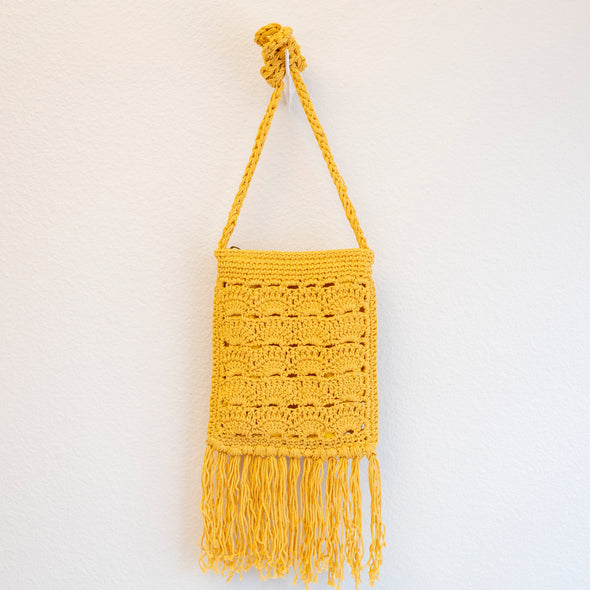 Elena Handbags Handmade Bohemian Tassel Beach Small Bag