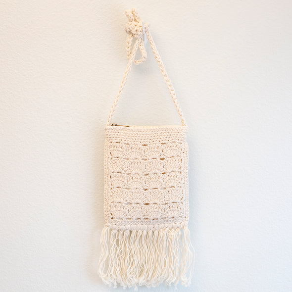 Elena Handbags Handmade Bohemian Tassel Beach Small Bag