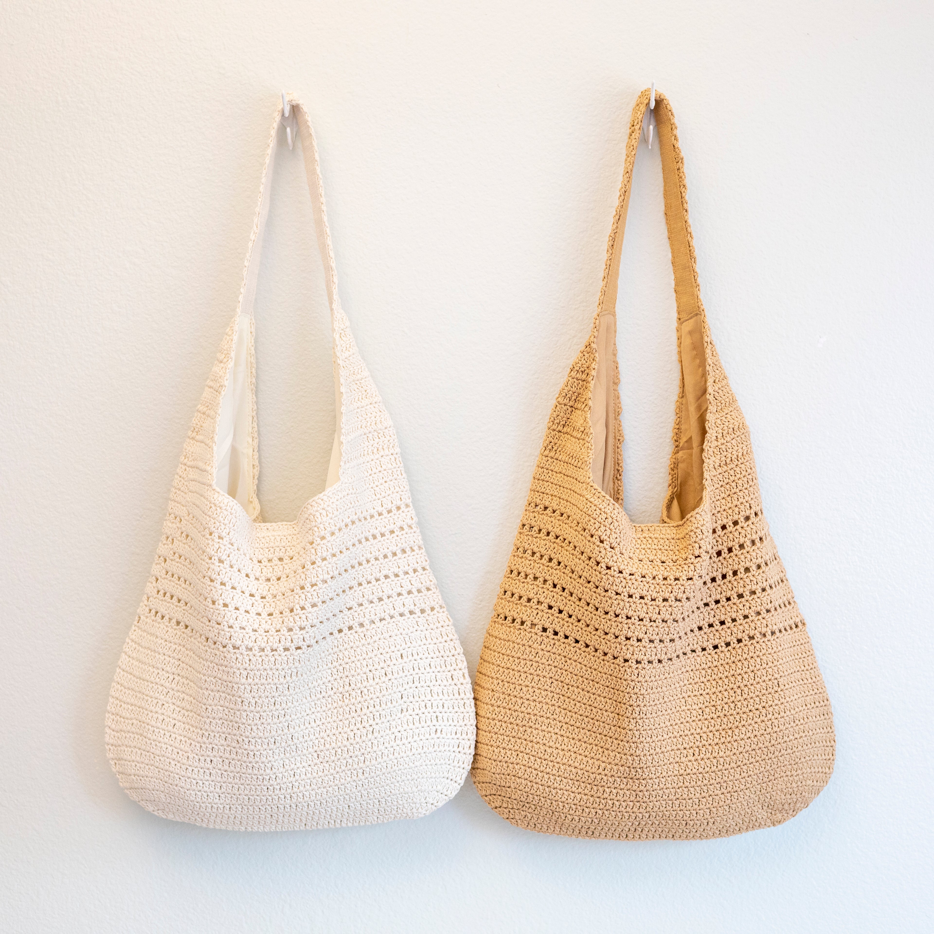Retro Cotton Knitted Shoulder Bag