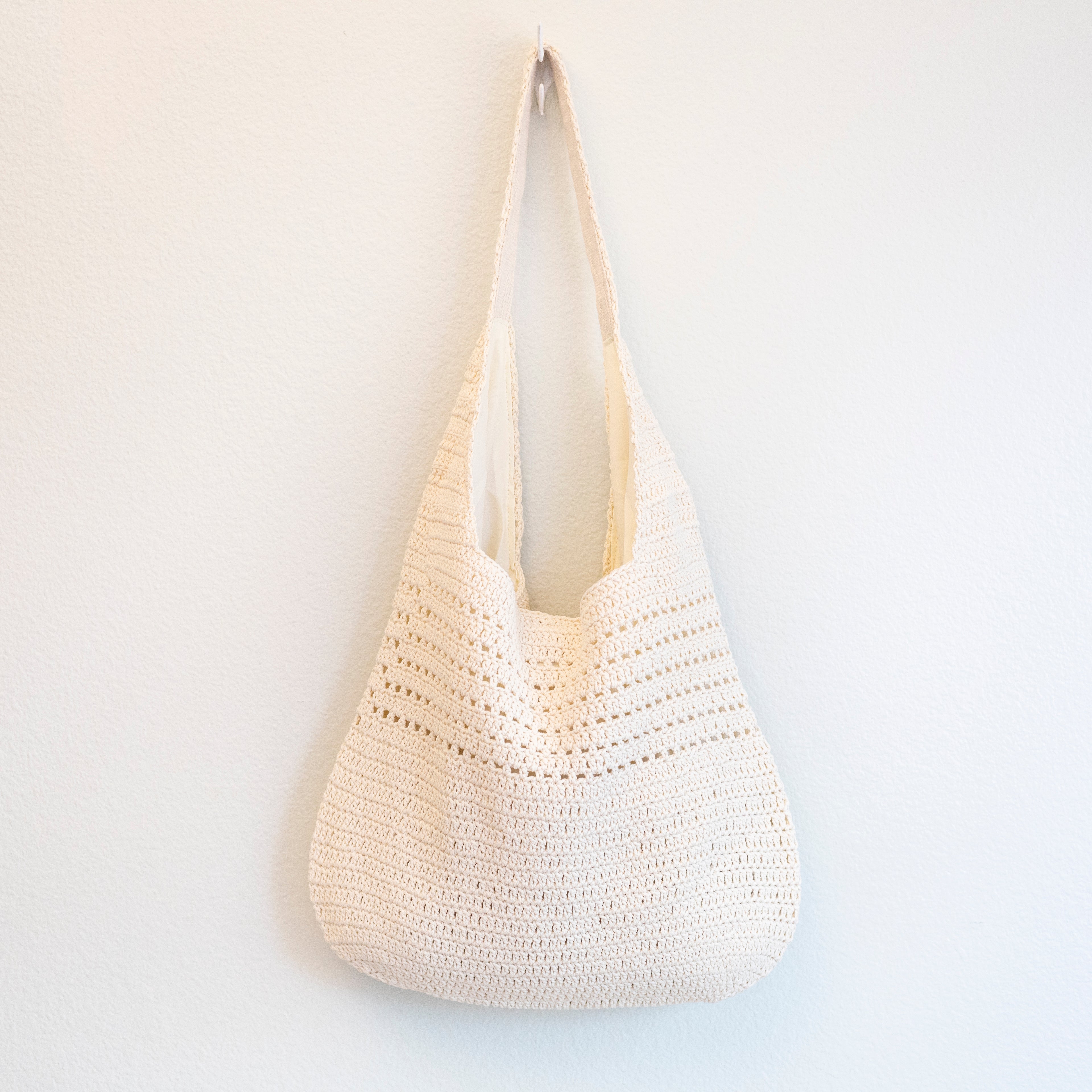 Retro Cotton Knitted Shoulder Bag
