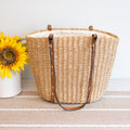 Beach Straw Woven Tote Bag