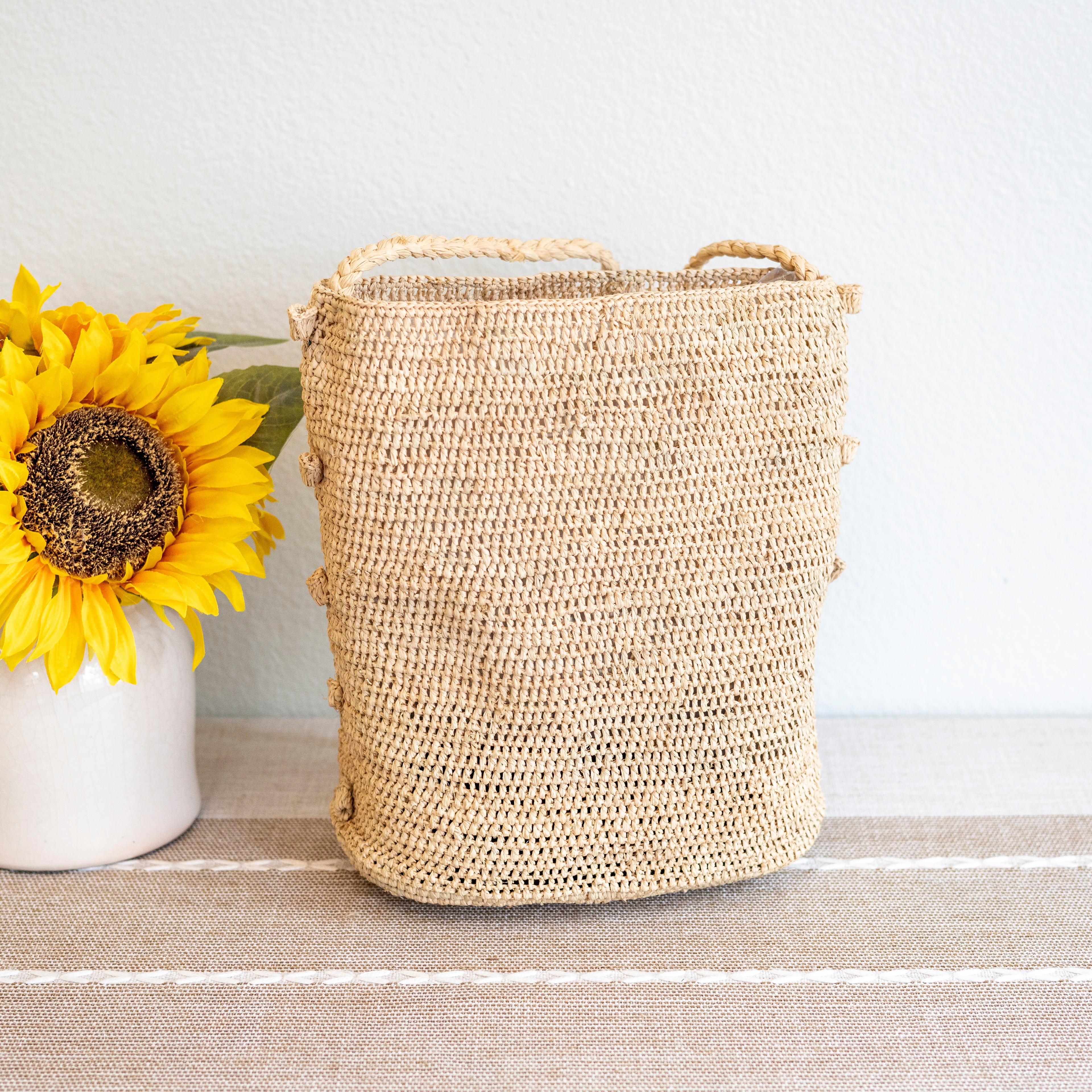 Women's Raffia Straw Crossbody Bag