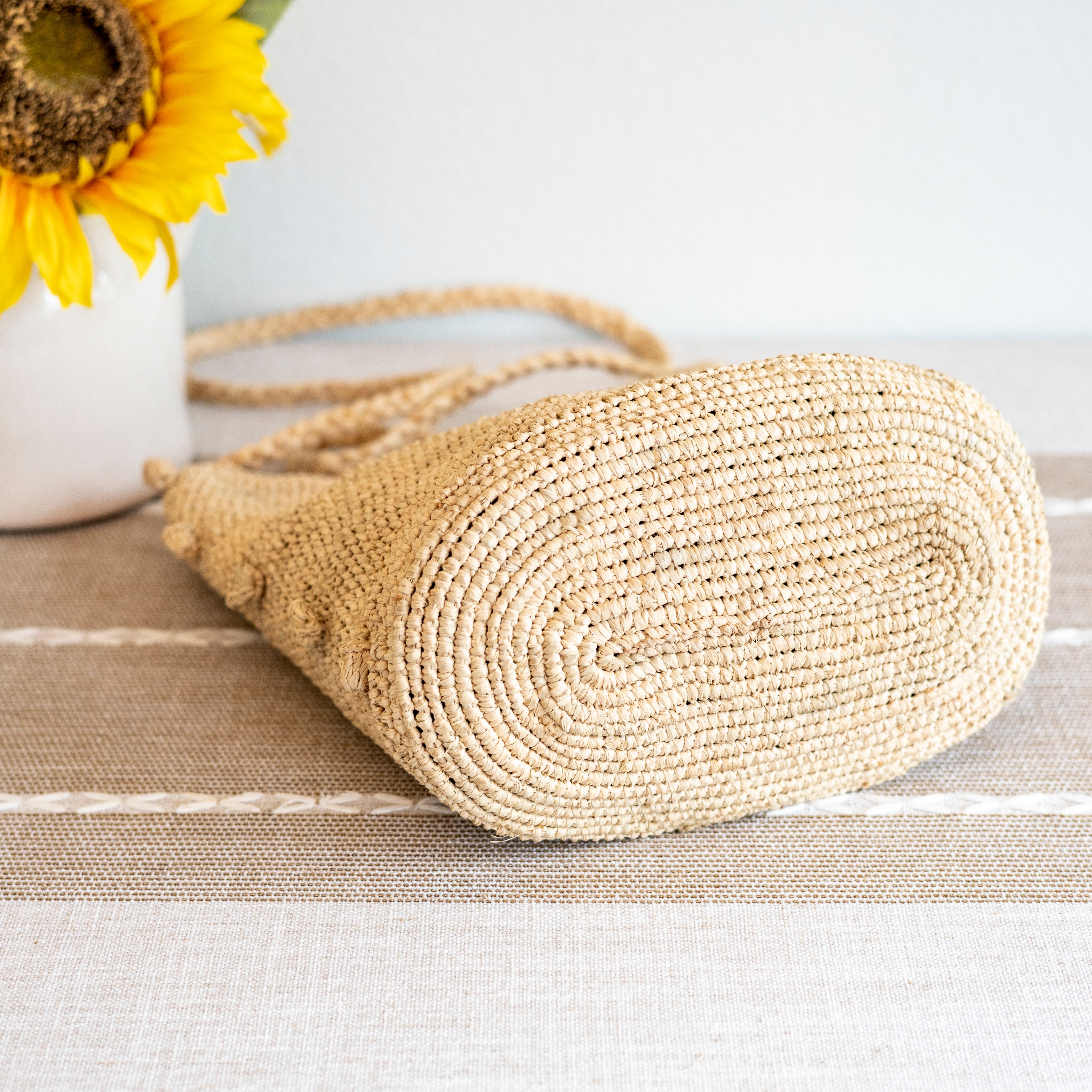 Women's Raffia Straw Crossbody Bag