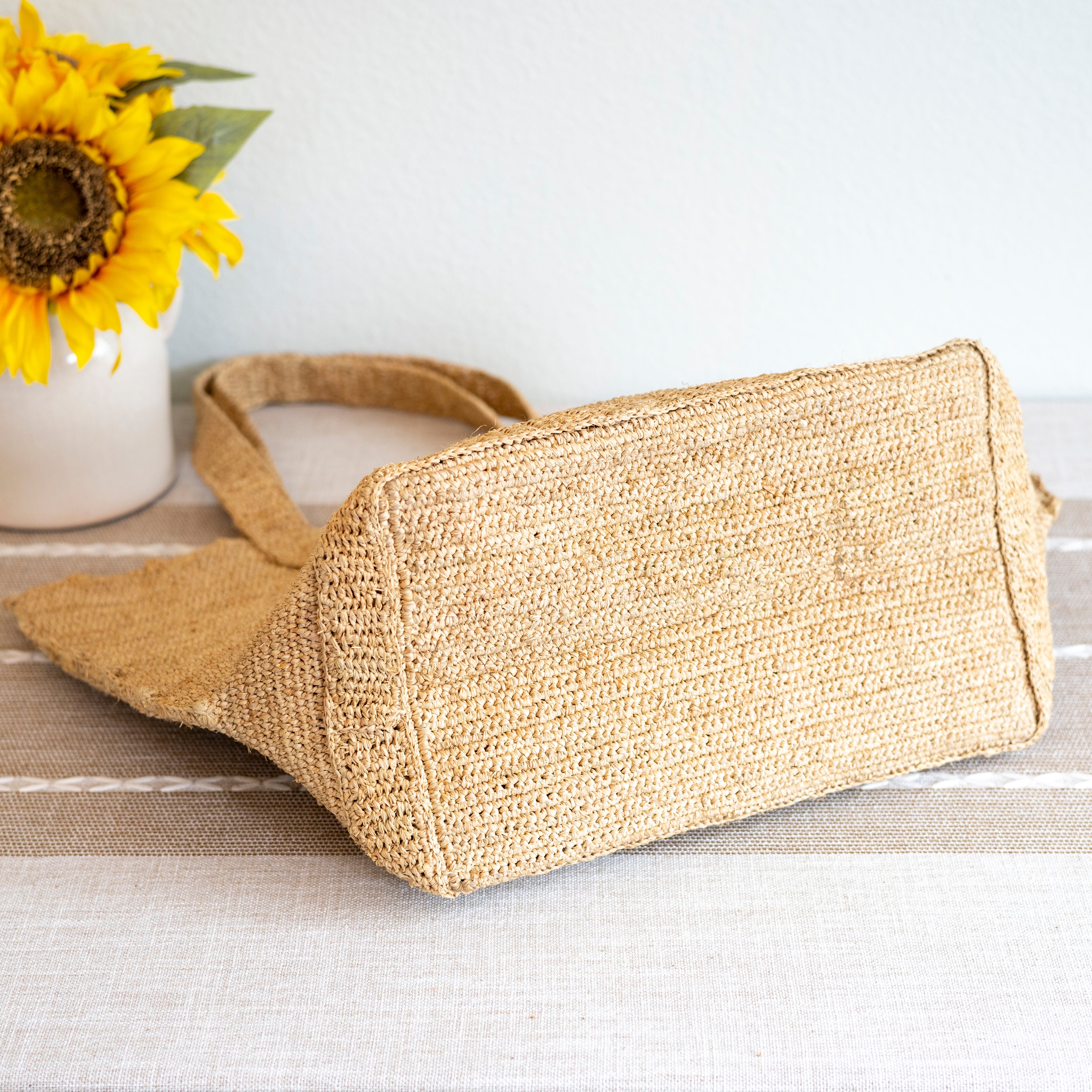 Soft Raffia Woven Summer Straw Shoulder Bag