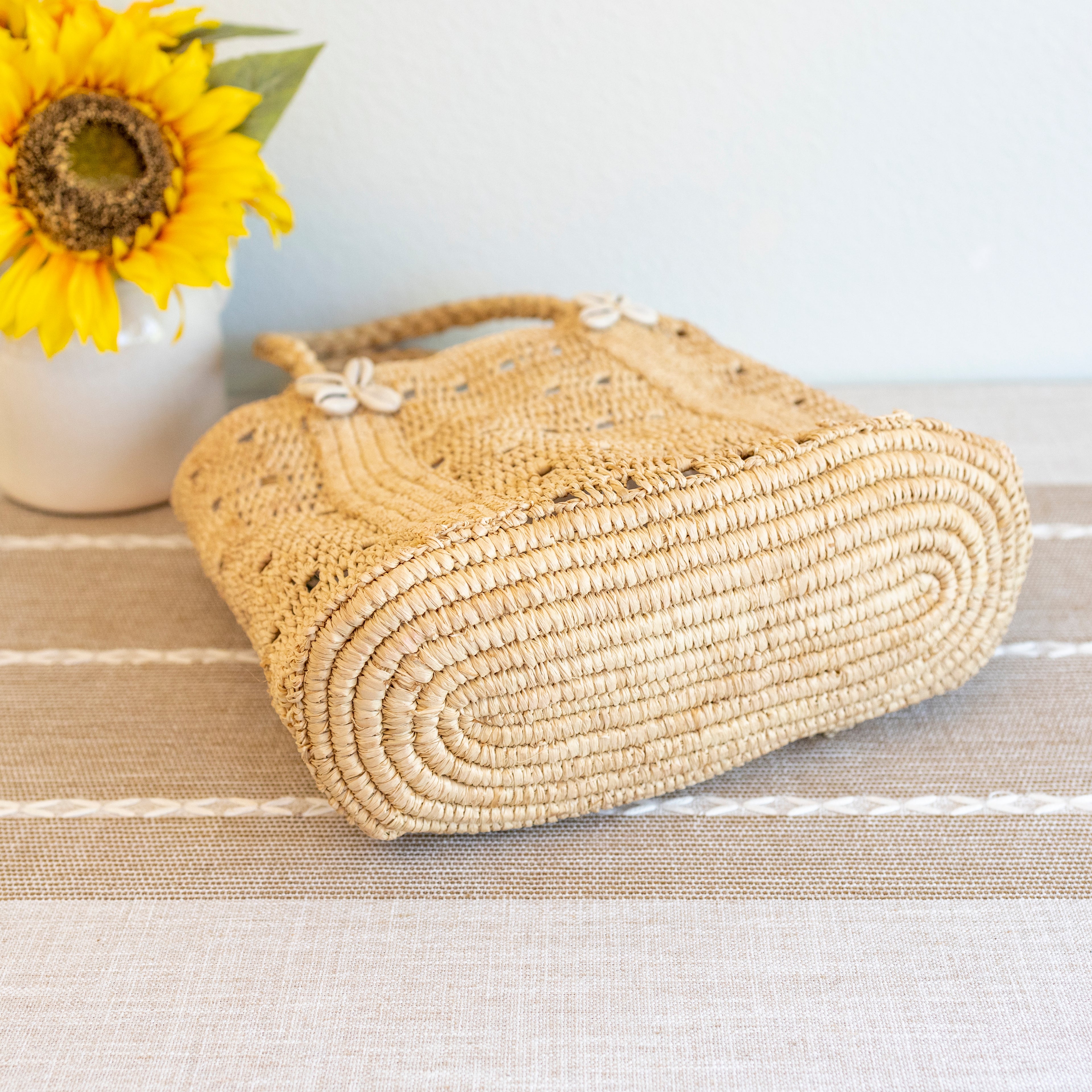 Raffia Summer Beach Straw Shoulder Bag