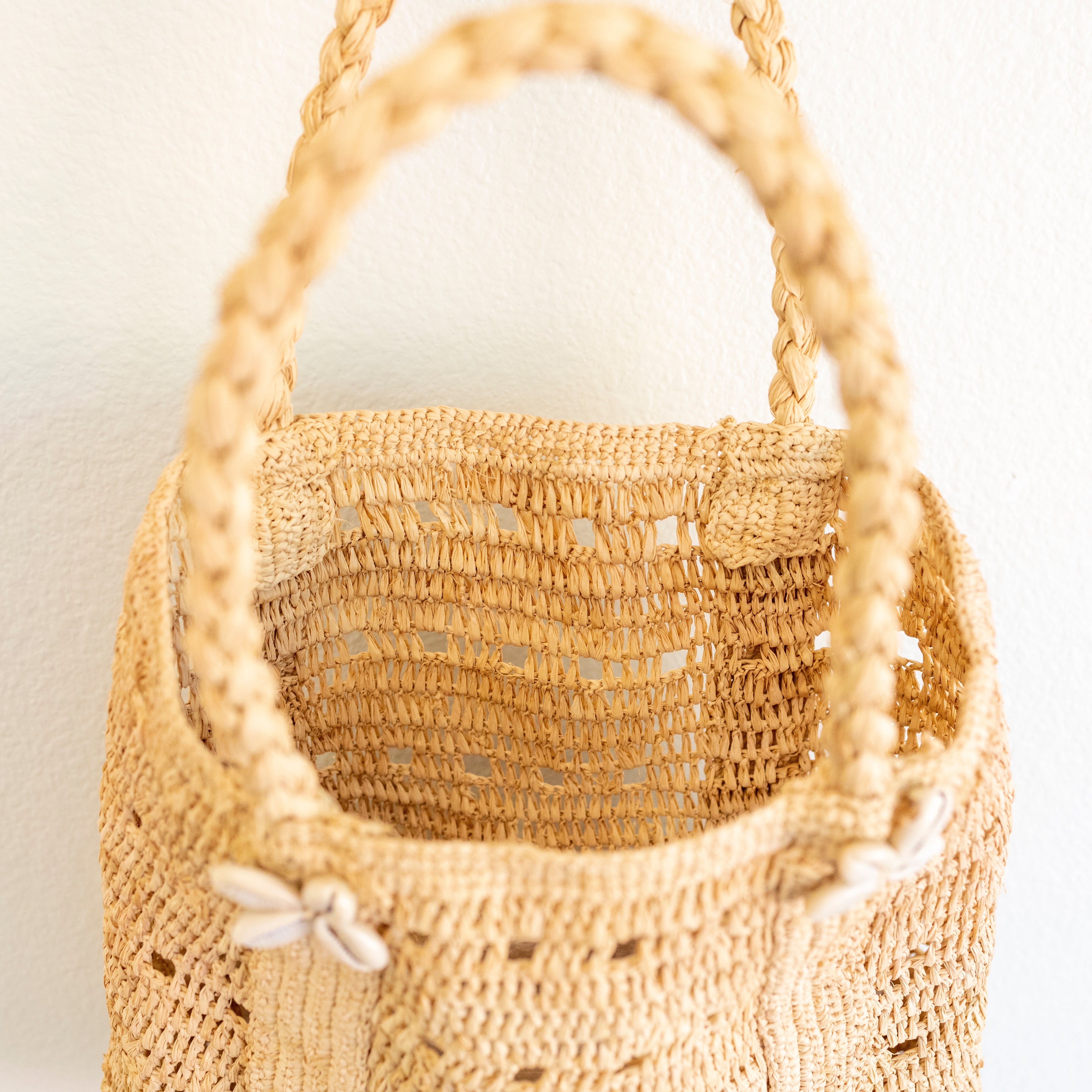 Raffia Summer Beach Straw Shoulder Bag
