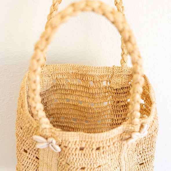 Elena Handbags Raffia Summer Beach Straw Shoulder Bag