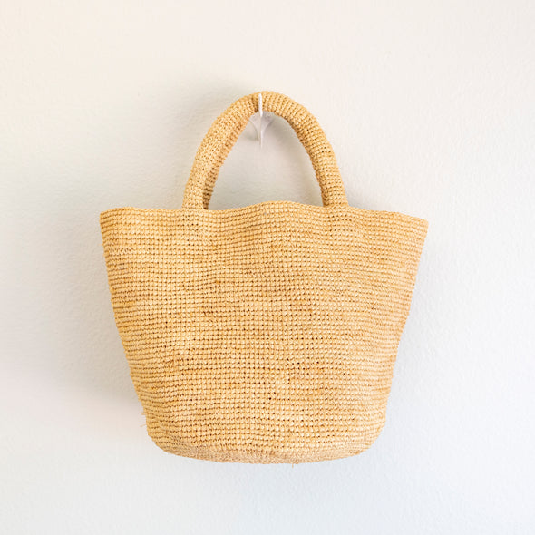 Elena Handbags Summer Fashion Raffia Basket Bag