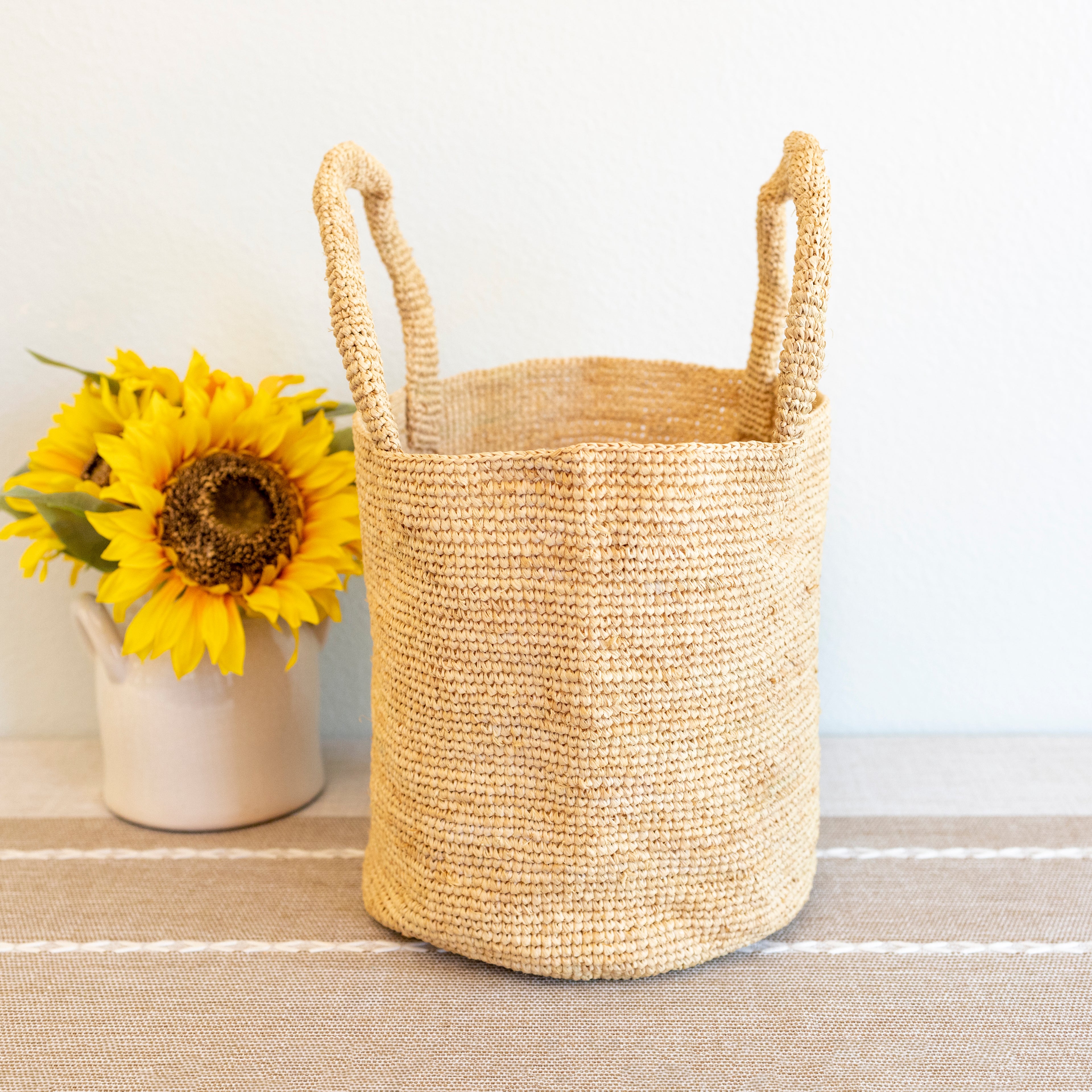 Summer Fashion Raffia Basket Bag