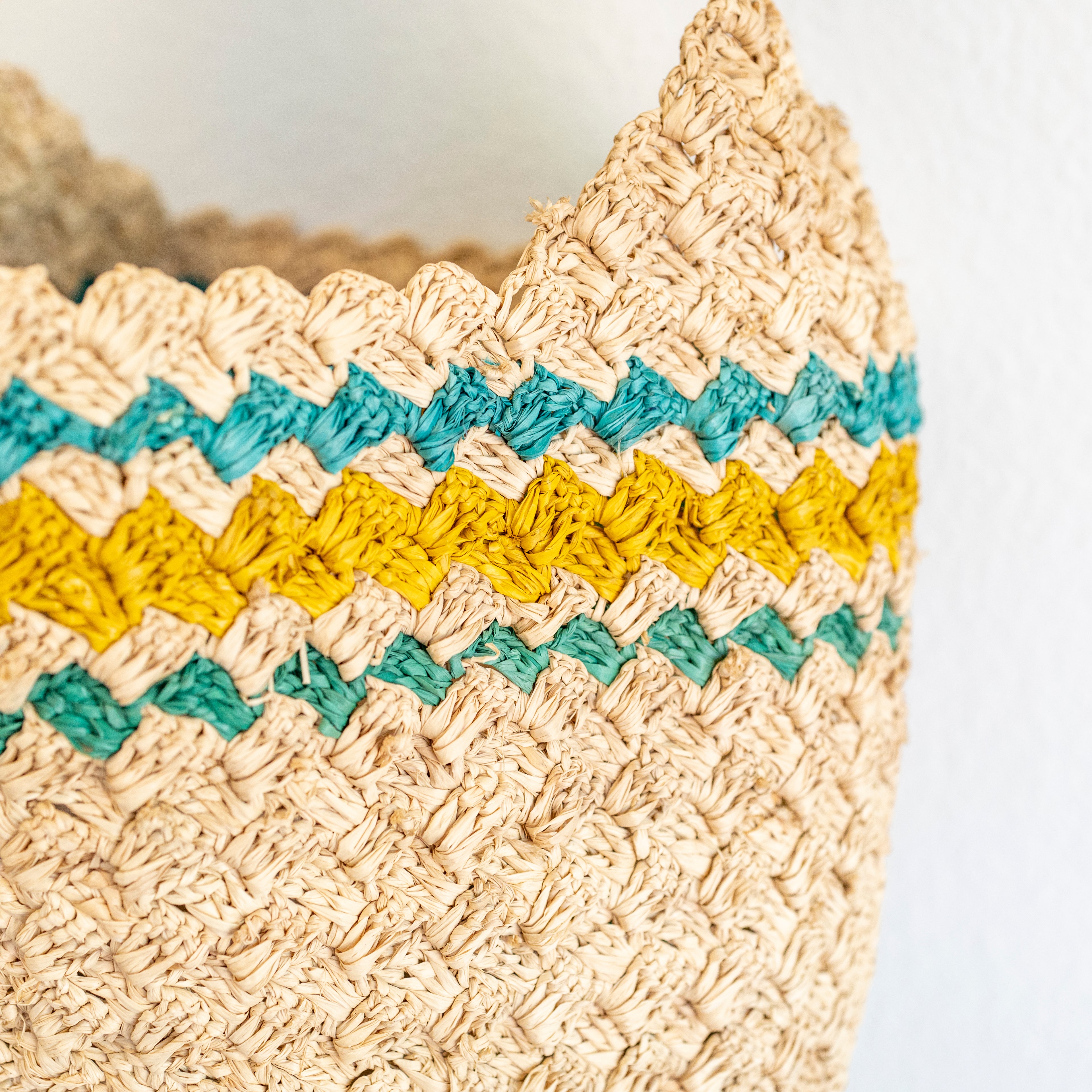 Summer Fashion Raffia Basket Bag