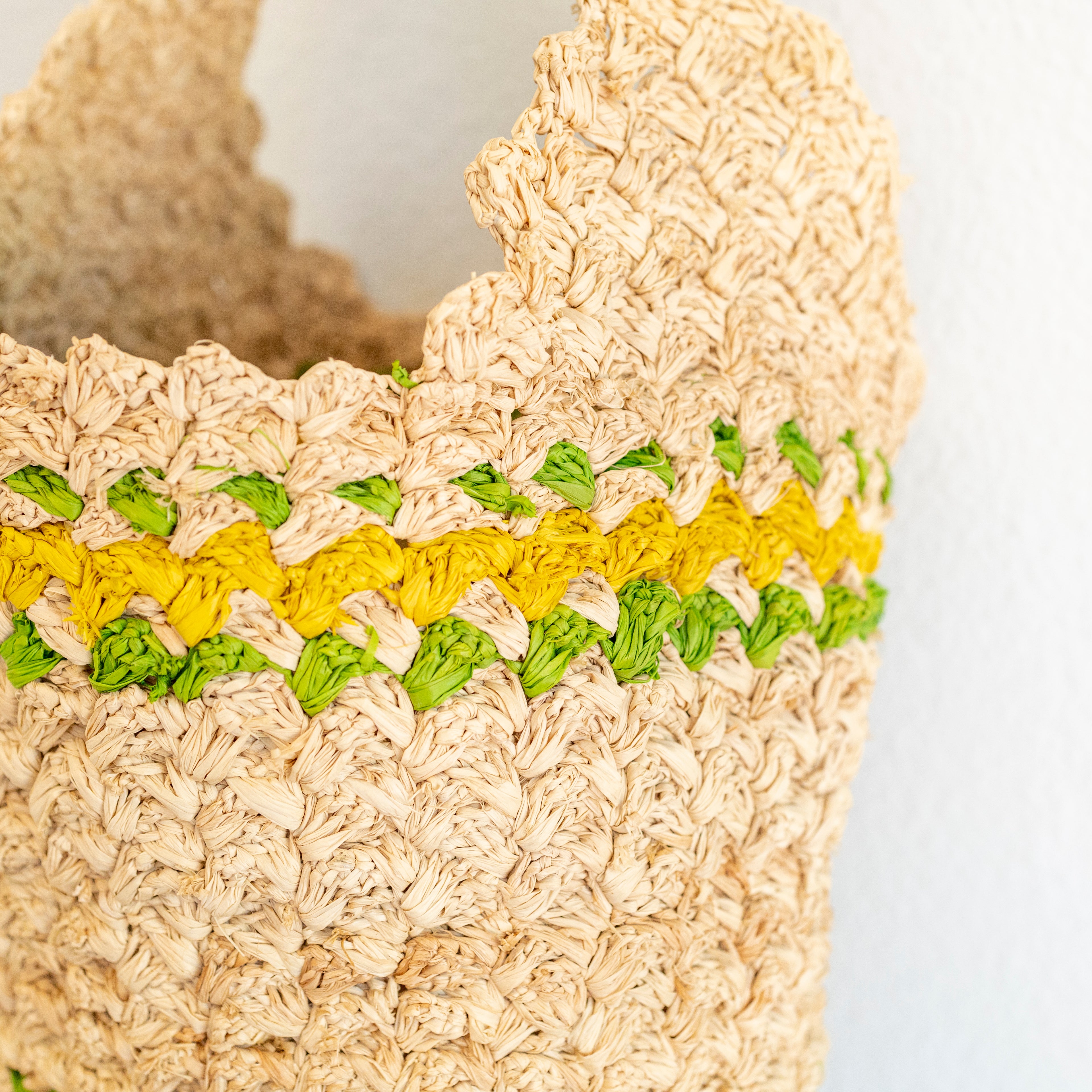 Summer Fashion Raffia Basket Bag with Long Strap