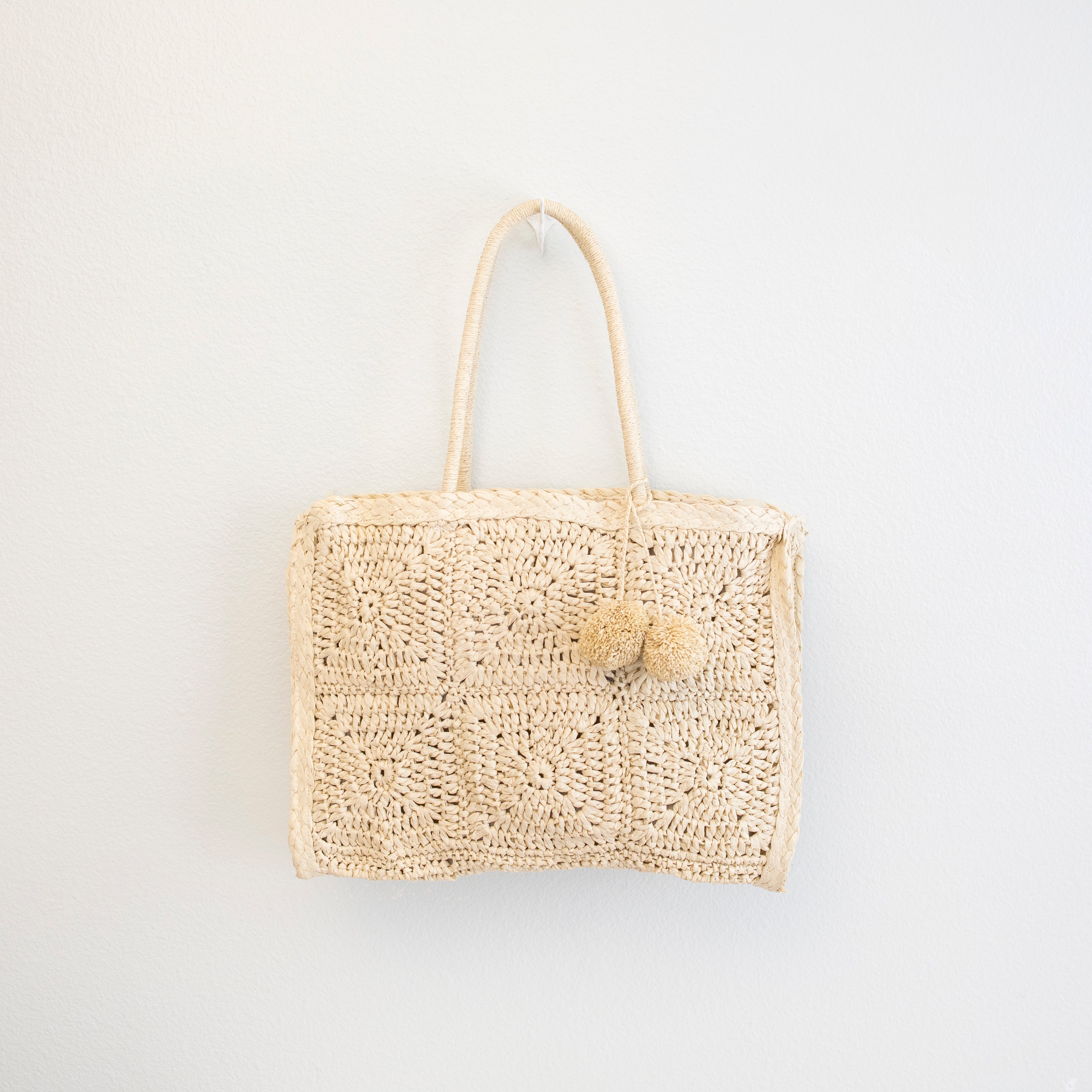 Large Straw Summer Tote