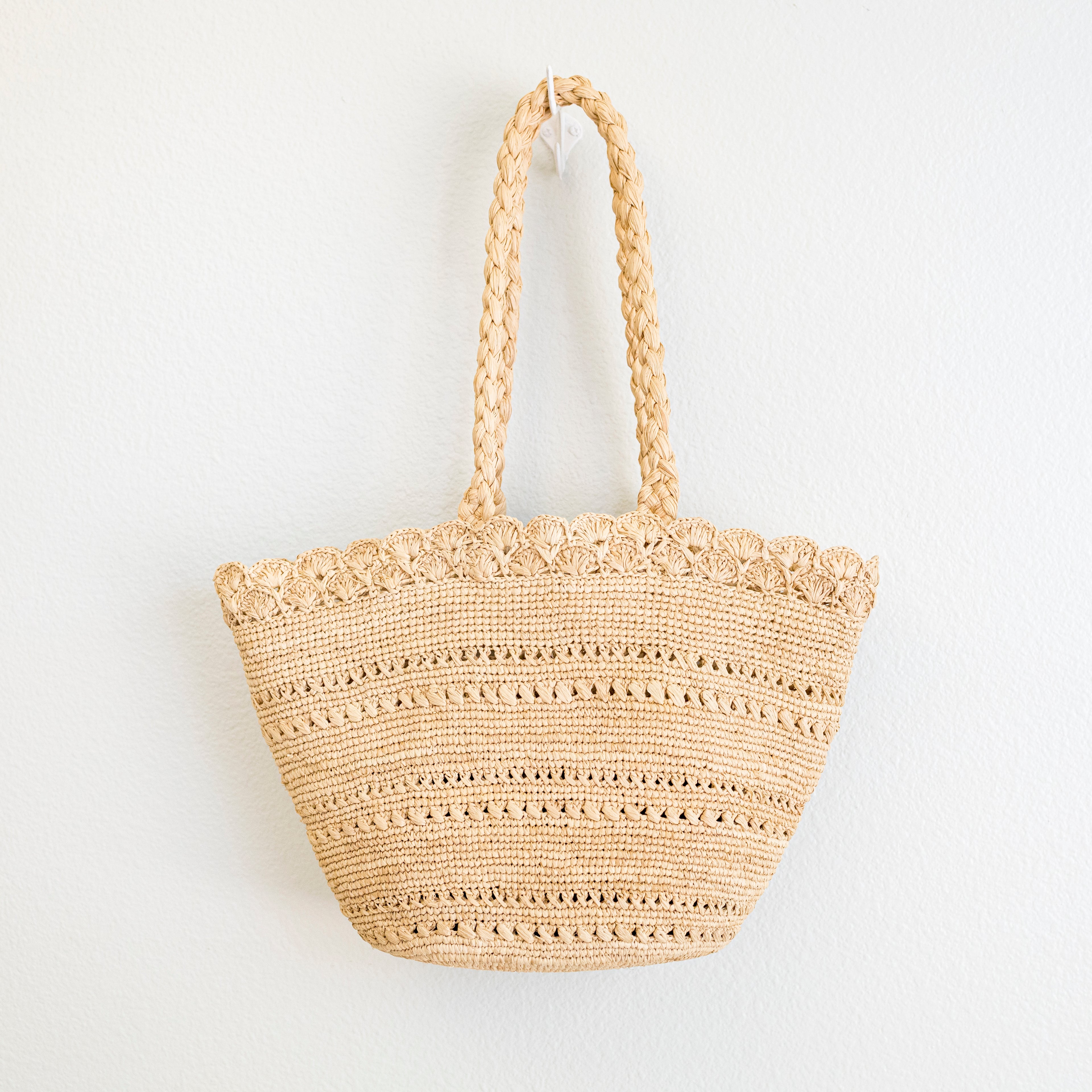Summer Fashion Raffia Basket Bag