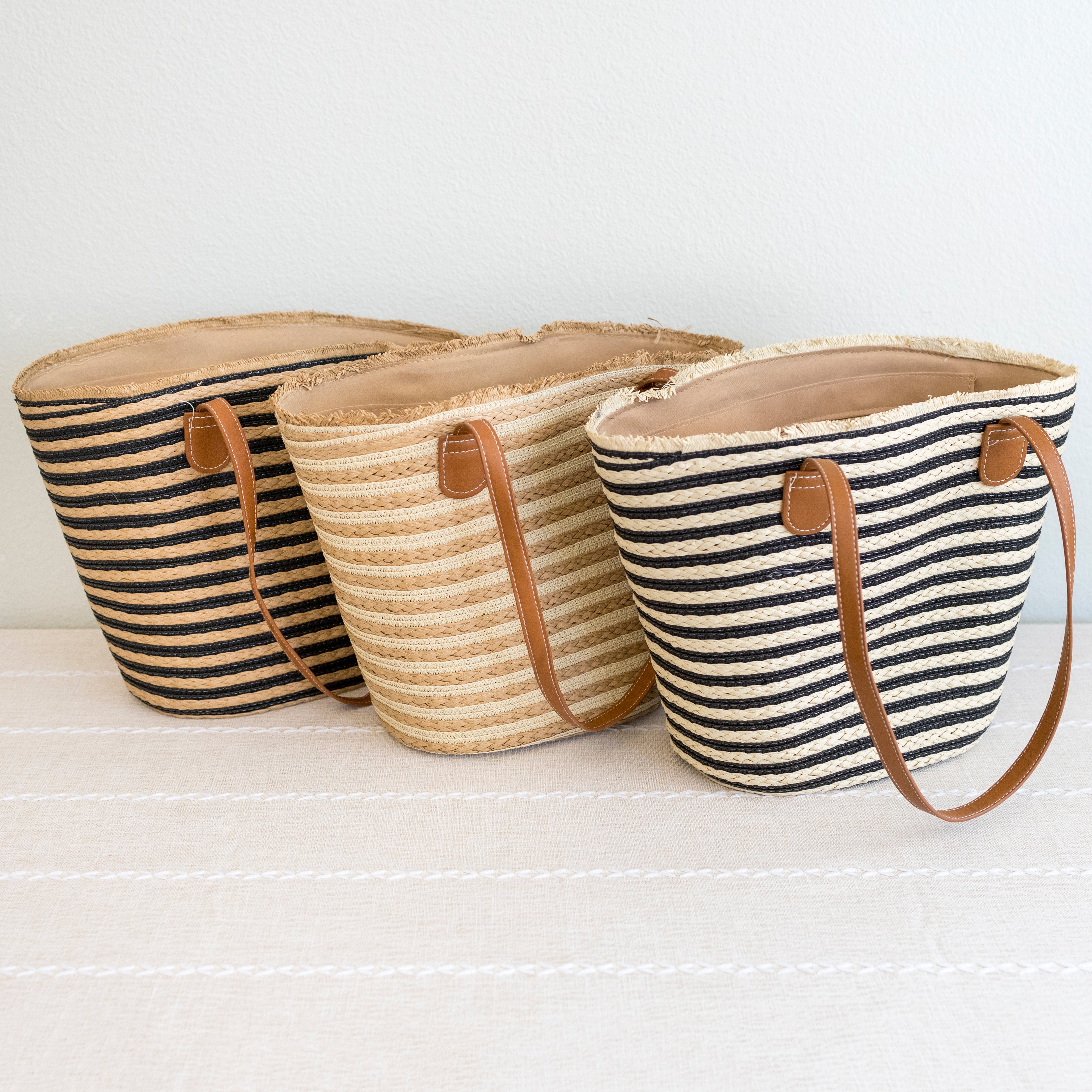 Summer Basket Tote Bag