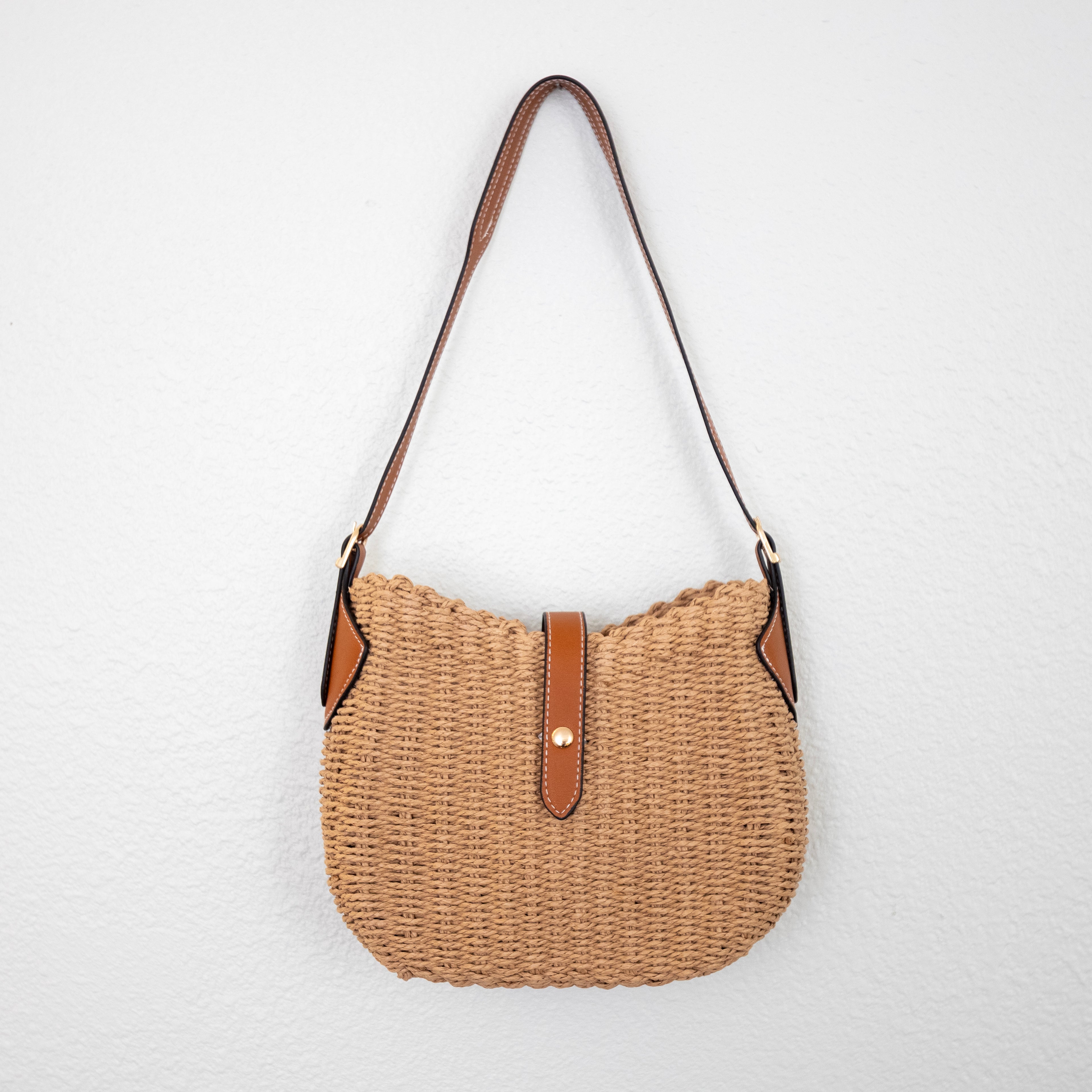 Straw Woven Crossbody Bag
