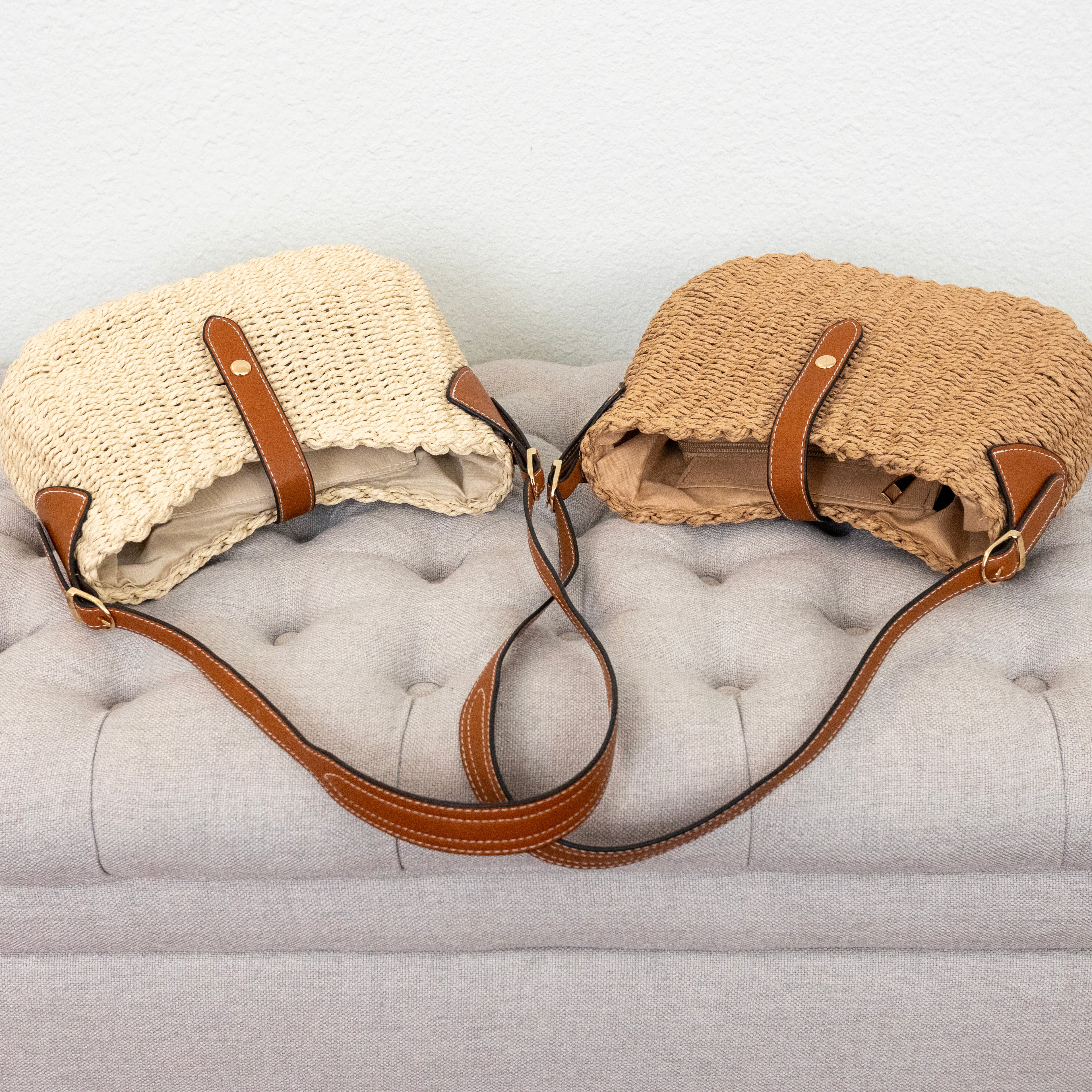 Straw Woven Crossbody Bag