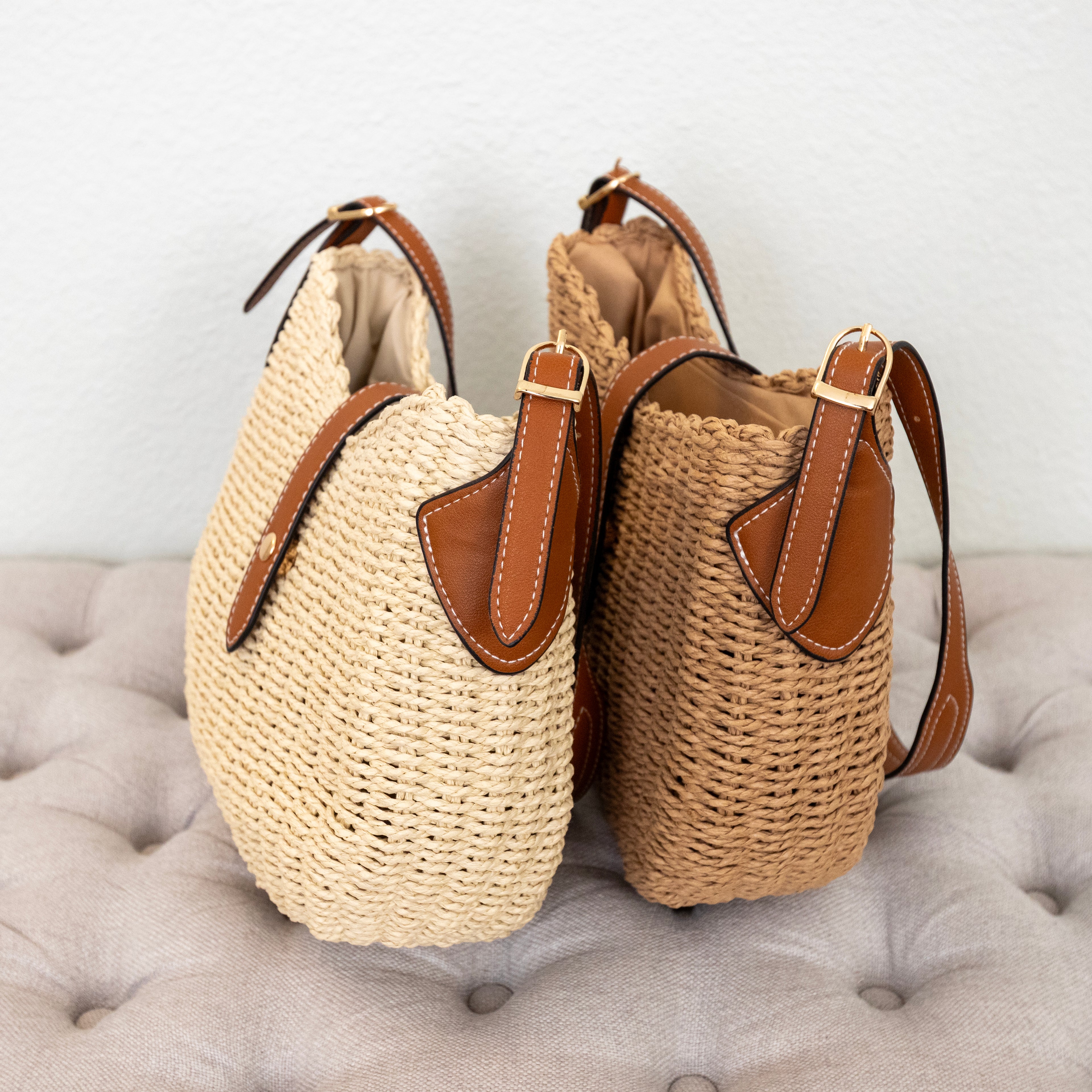 Straw Woven Crossbody Bag