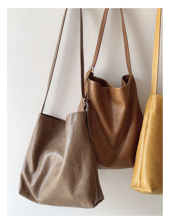 Simple Leather Tote Bag