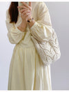 Elena Handbags Retro Artsy Cotton Knitted Bag