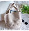 Elena Handbags Crochet Cotton Bucket Bag