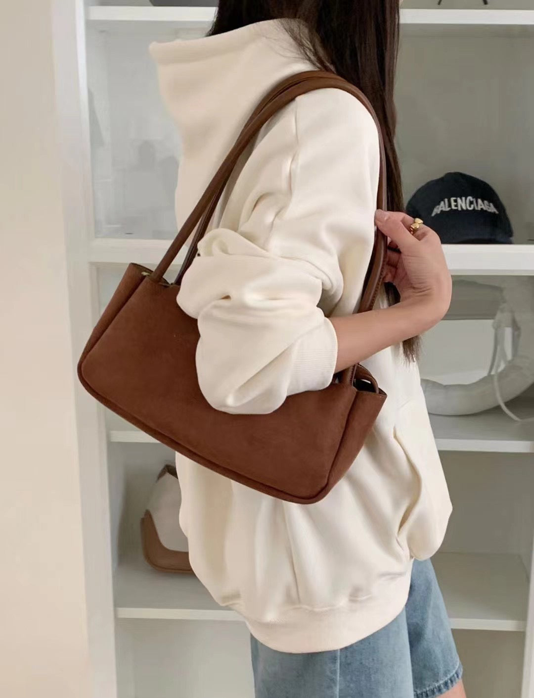 Retro Hobo Shoulder Bag Everyday Work Bag
