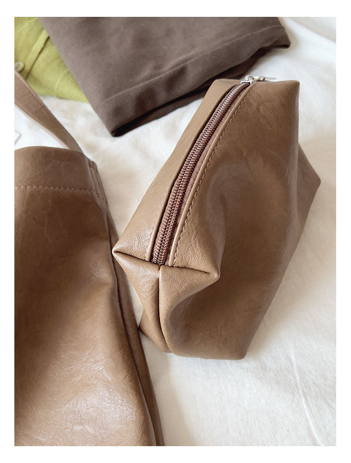 Simple Leather Tote Bag