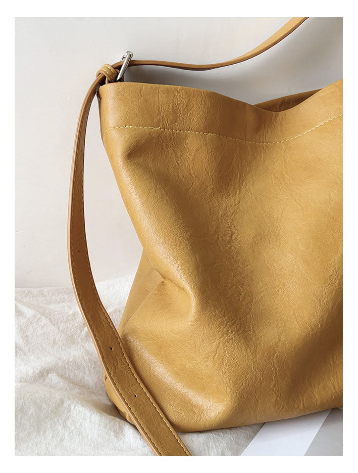 Simple Leather Tote Bag