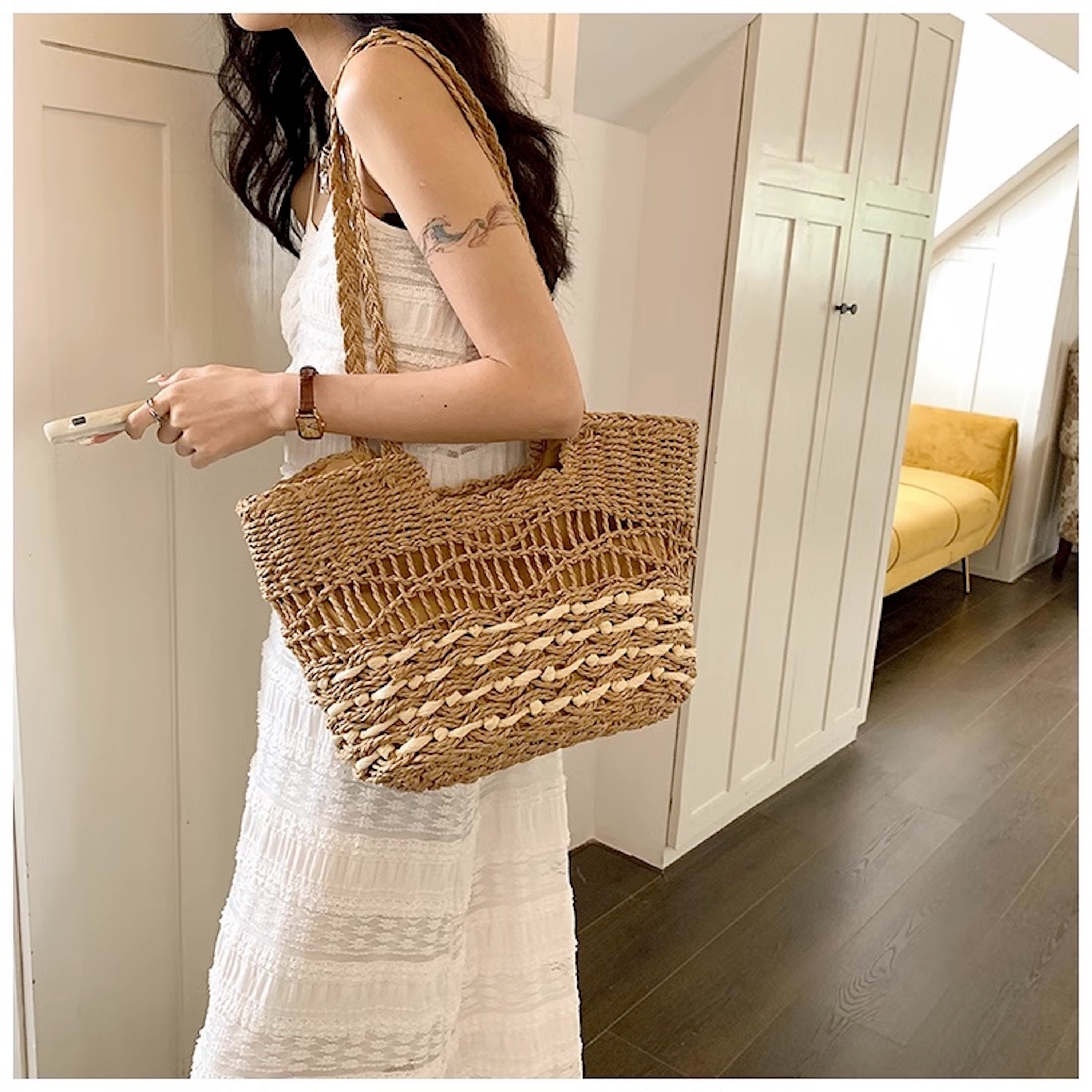 Straw Fashion Summer Shoulder Bag