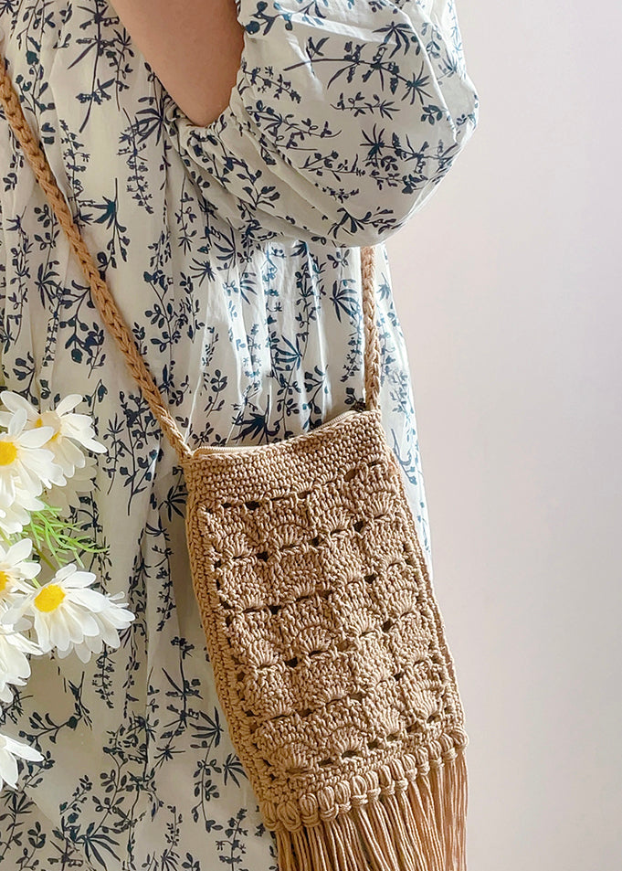 Handmade Bohemian Tassel Beach Small Bag