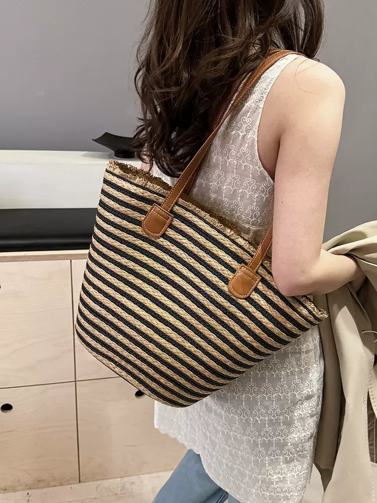Summer Basket Tote Bag