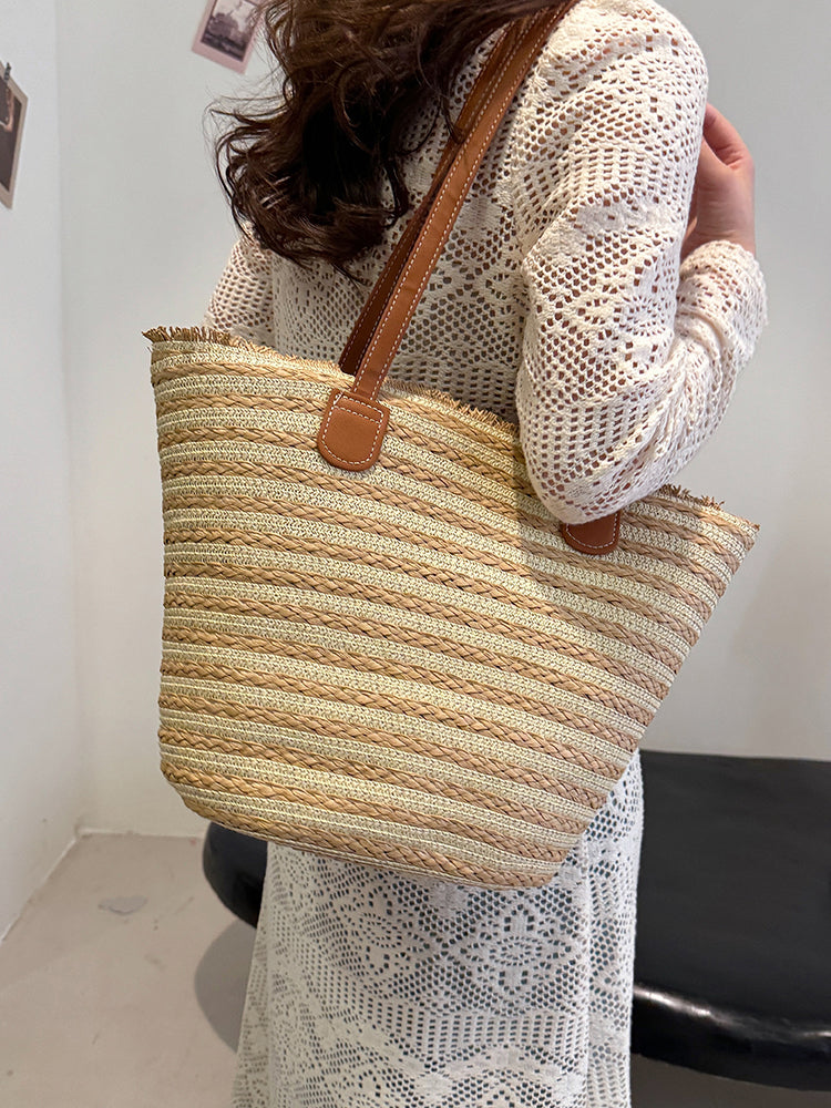 Summer Basket Tote Bag
