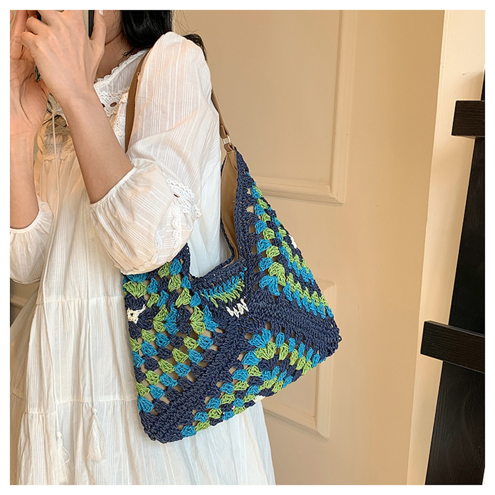 Straw Woven Fashion Shoulder Bag