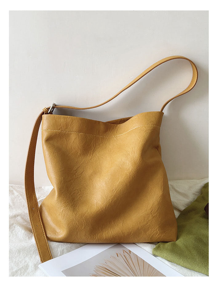 Simple Leather Tote Bag